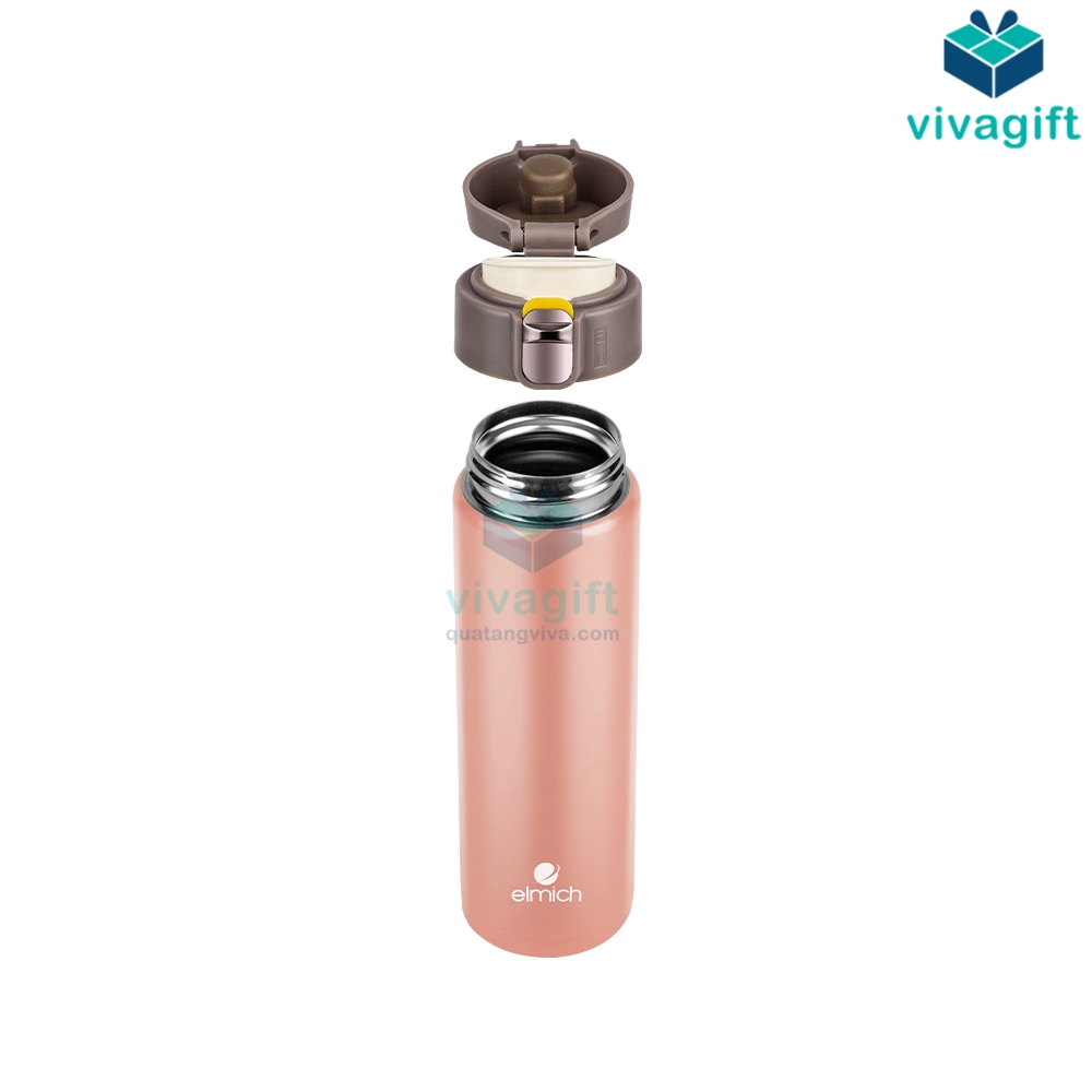 Bình giữ nhiệt Elmich 500ml EL8295 Nắp Bật 12 binh giu nhiet elmich 500ml el8295 inox 304 04