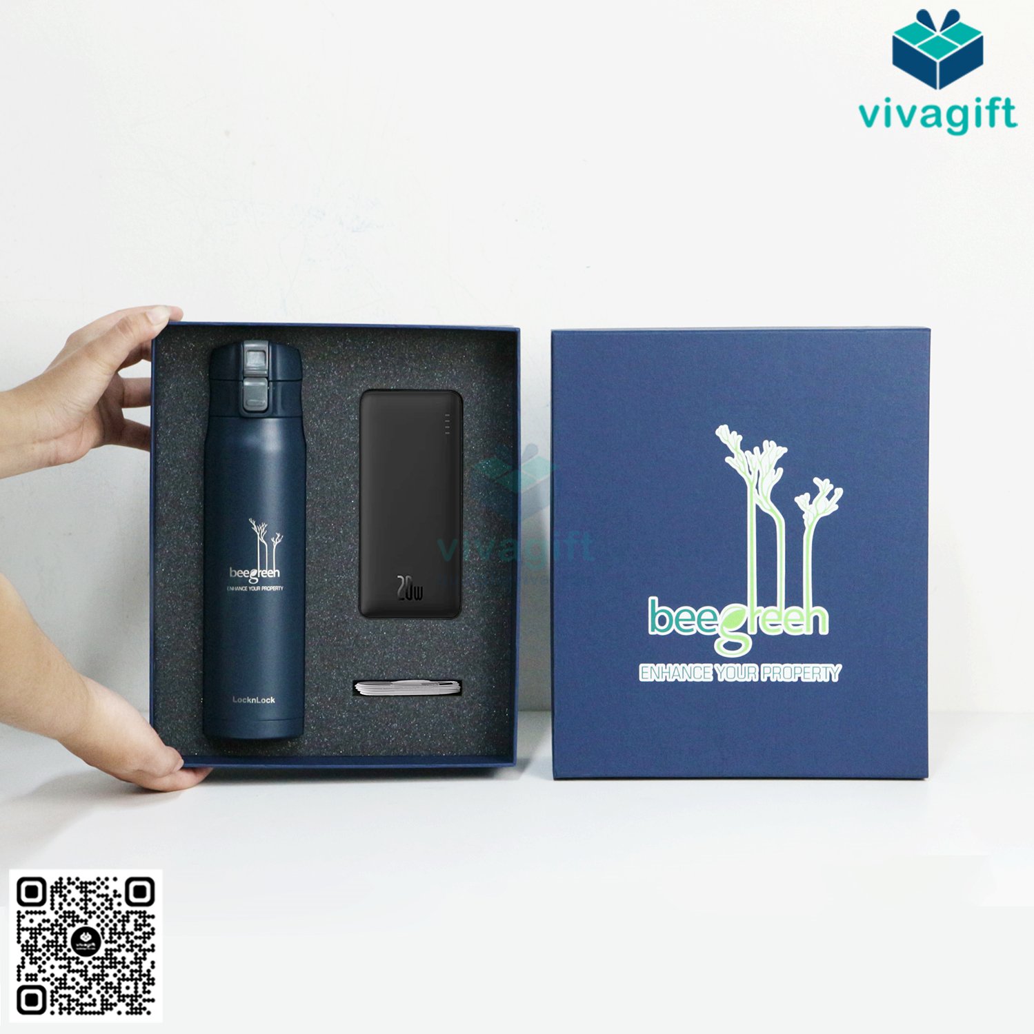 Set Quà Tặng Bình Giữ Nhiệt + Sạc Dự Phòng GS137 27 set qua tang binh giu nhiet sac du phong gs137 01