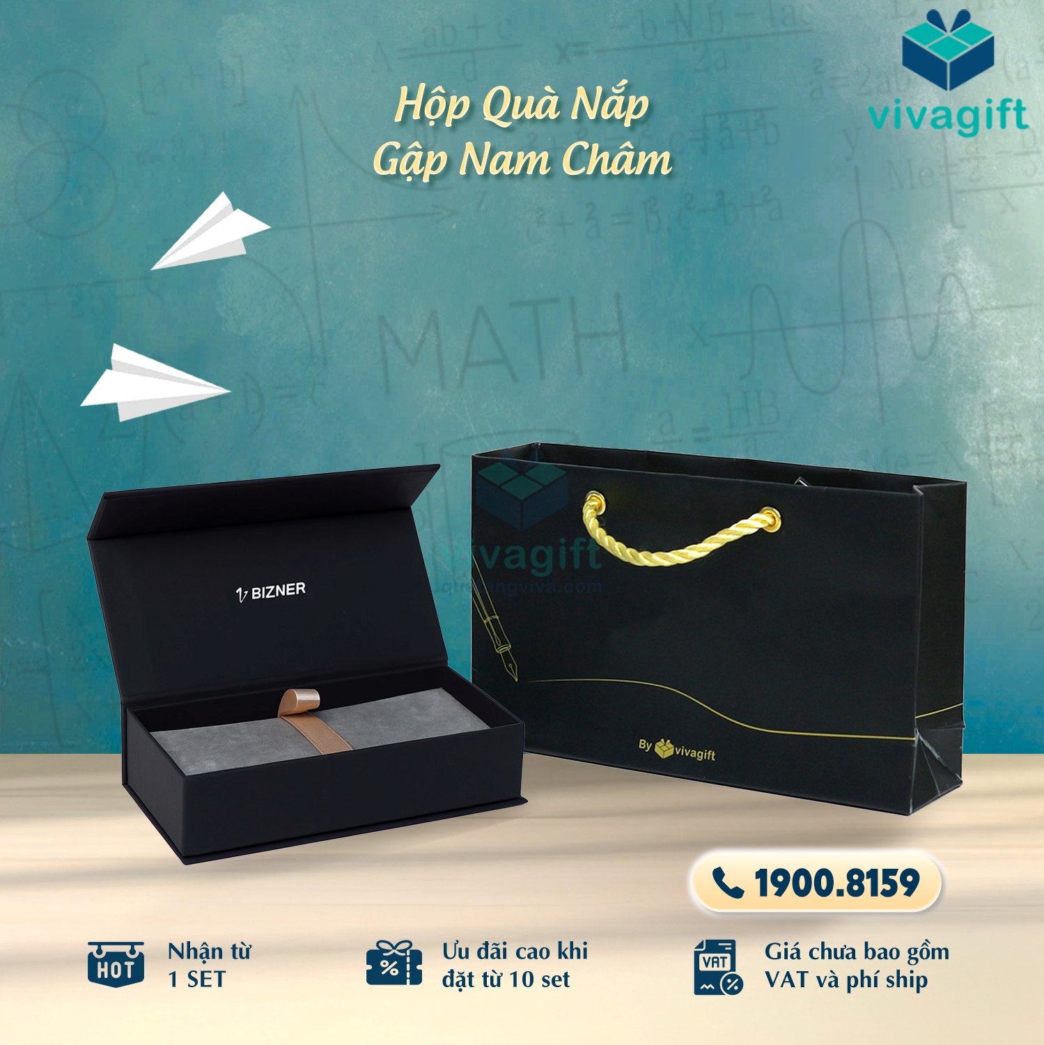 Set Quà Tặng 20/11 Bút Bizner BIZ-04 Cao Cấp Kèm Hộp Đựng 5 Set Quà Tặng 20/11 Bút Bizner BIZ-04 Cao Cấp Kèm Hộp Đựng - Quatangviva.com