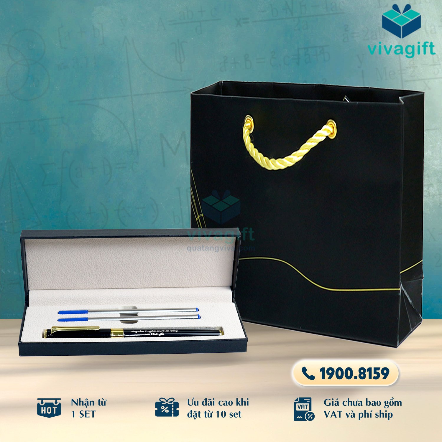 Set Quà Tặng 20/11 Bút Kèm 02 Ngòi S4807 9 Set Quà Tặng 20/11 Bút Kèm 02 Ngòi S4807 - Quatangviva.com