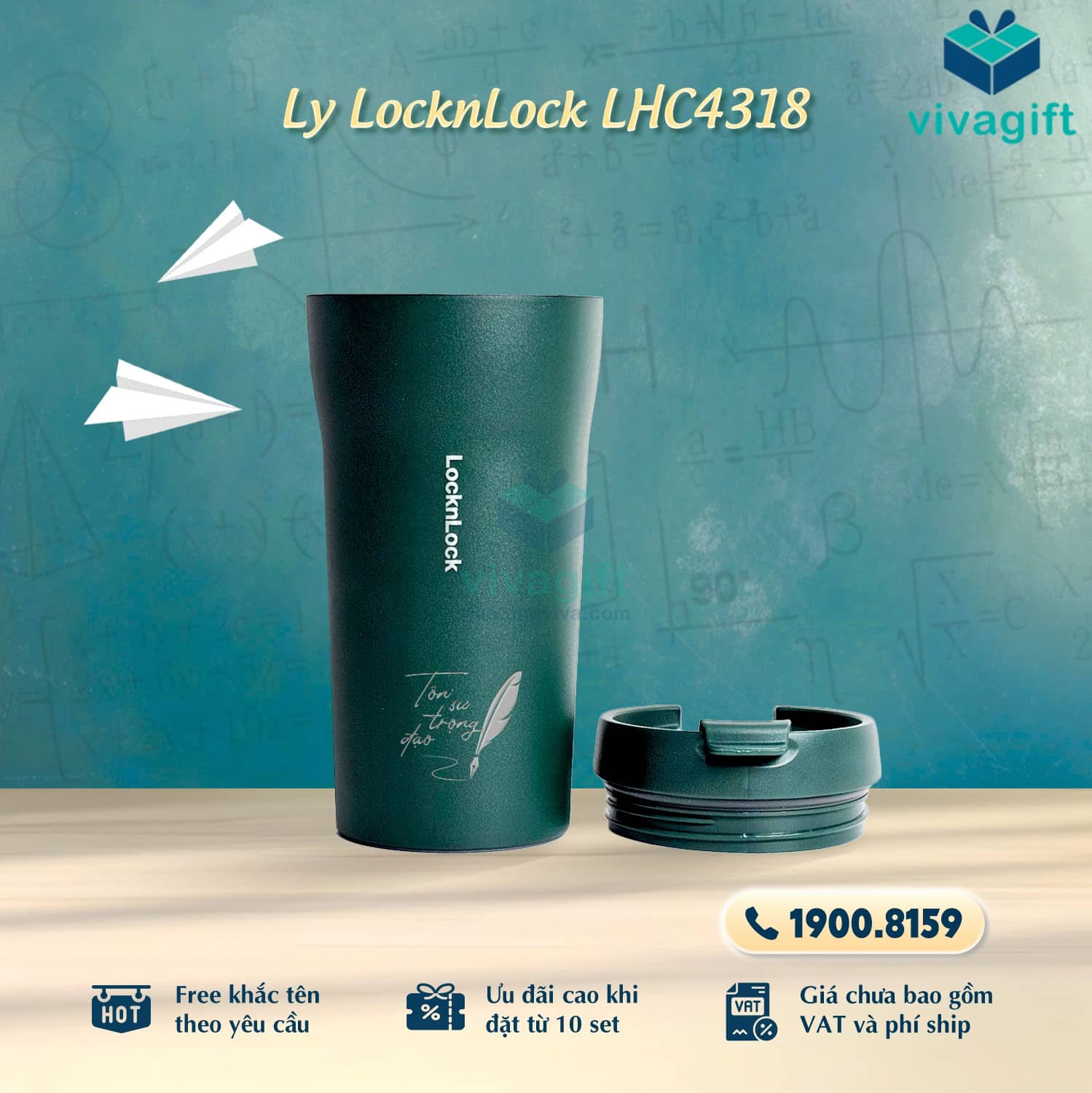 Set Quà Tặng 20/11 Ly Giữ Nhiệt, Bút Kim Loại, Hộp Đựng SQT221 6 Set Quà Tặng 20/11 Ly Giữ Nhiệt, Bút Kim Loại, Hộp Đựng SQT221