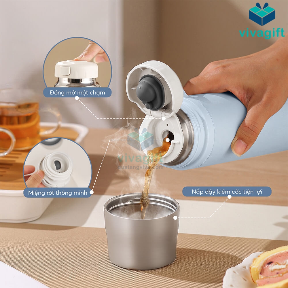 Bình Giữ Nhiệt inox 304 Elmich Dung Tích 480ML EL8328 21 binh giu nhiet inox 304 elmich dung tich 480ml el8328 13