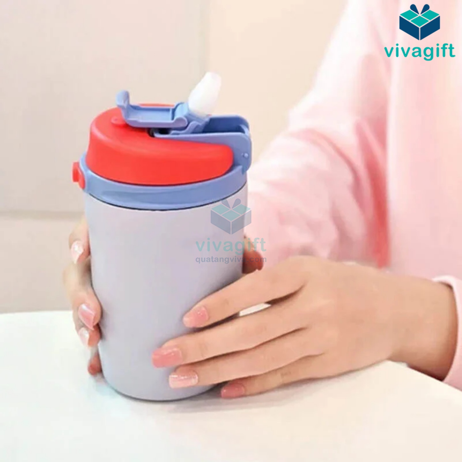 Bình giữ nhiệt LocknLock Dual One Touch Tumbler 320ml LHC3276 9 Bình giữ nhiệt LocknLock Dual One Touch Tumbler 320ml LHC3276 - Quatangviva.com