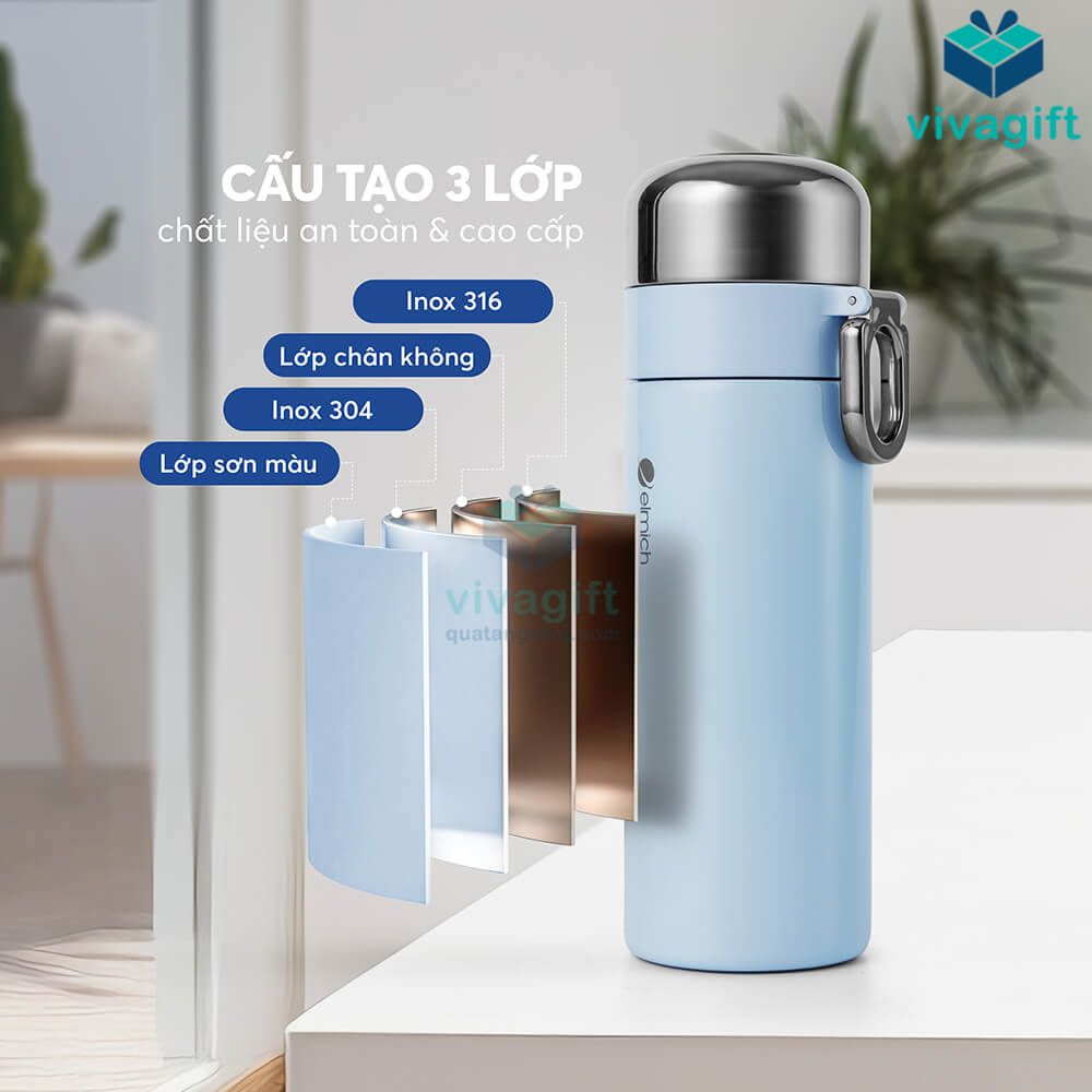 Bình giữ nhiệt inox 316 Elmich EL8316 dung tích 460ml 17 binh giu nhiet inox 316 elmich el8316 07