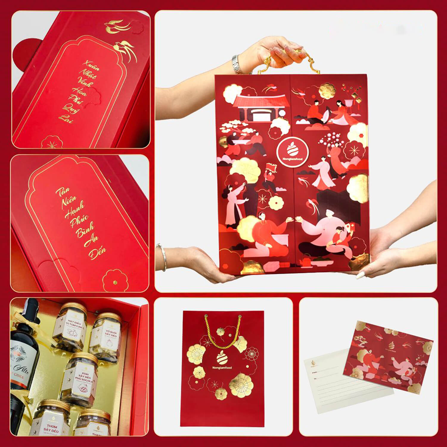 Bộ quà tặng Tết Phồn Vinh SQ20 4 Bộ quà tặng Tết Phồn Vinh SQ20 - Quatangviva.com