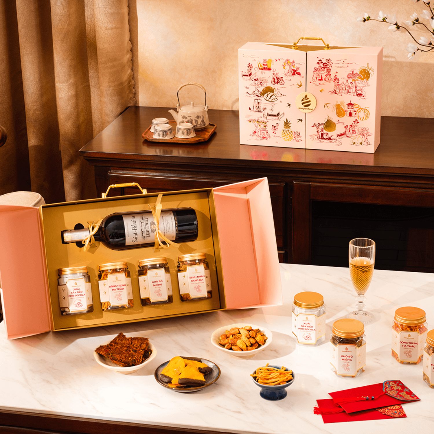 Bộ quà tặng Tết Xuân An Khang SQ02 4 Bộ quà tặng Tết Xuân An Khang SQ02- Quatangviva.com