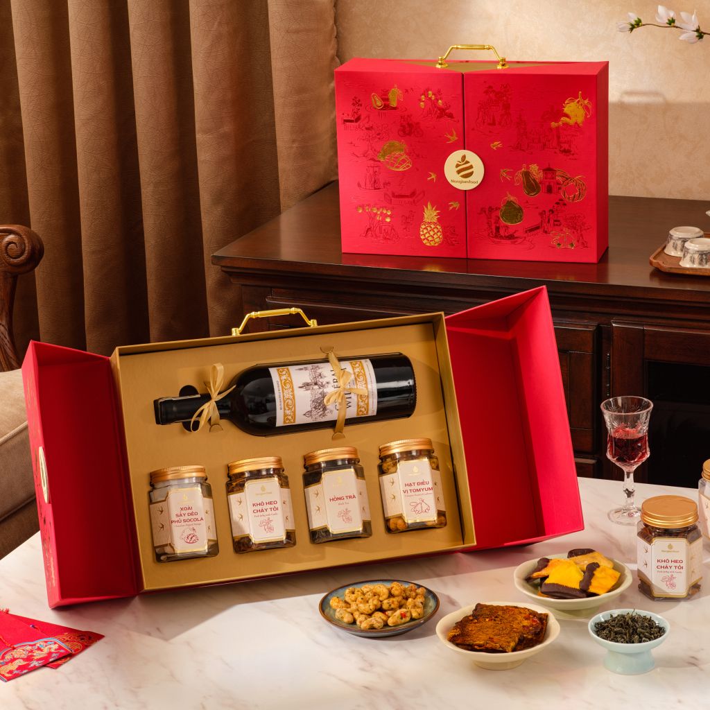 Bộ quà tặng Tết Xuân Vượng Phát SQ30 4 Bộ quà tặng Tết Xuân Vượng Phát SQ30 - Quatangviva.com