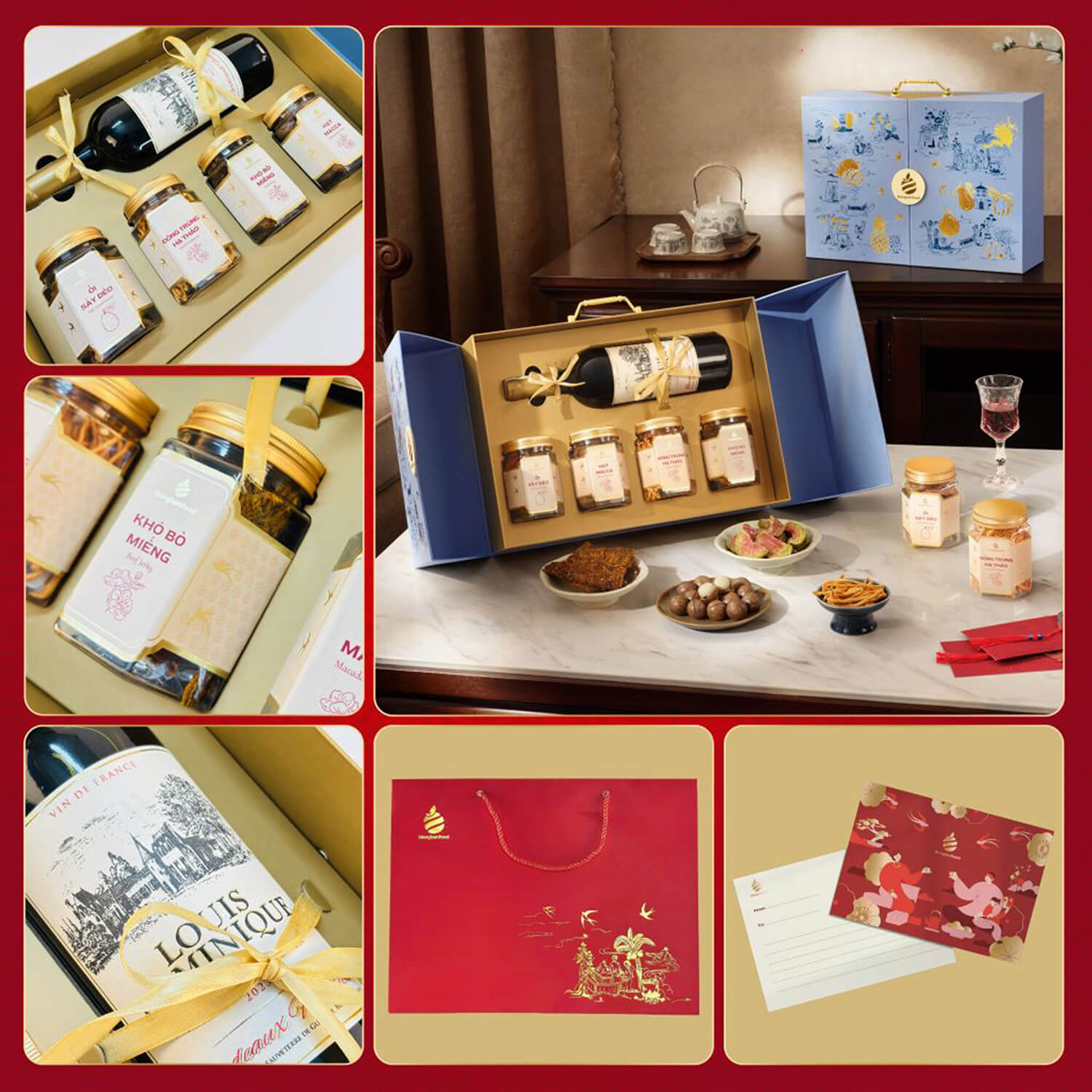 Bộ quà tặng Tết Xuân Yêu Thương SQ26 4 Bộ quà tặng Tết Xuân Yêu Thương SQ26 - Quatangviva.com