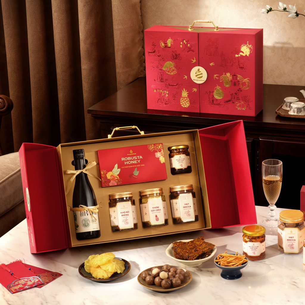 Bộ quà tặng Tết Xuân Vượng Phát SQ31 4 Bộ quà tặng Tết Xuân Vượng Phát SQ31 - Quatangviva.com