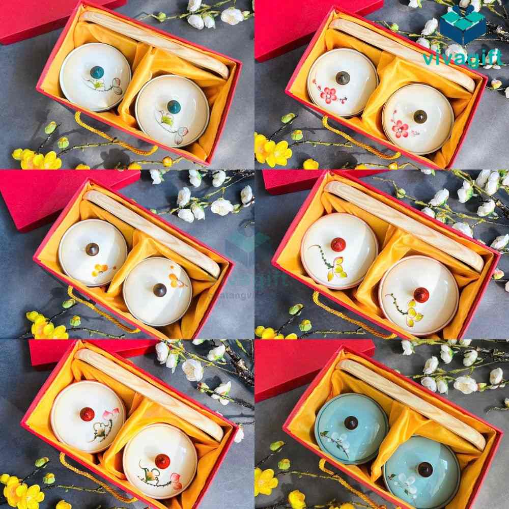 Hũ đựng mứt Tết gốm sứ Bát Tràng KMS-28 12 hu dung mut tet kms 28 01