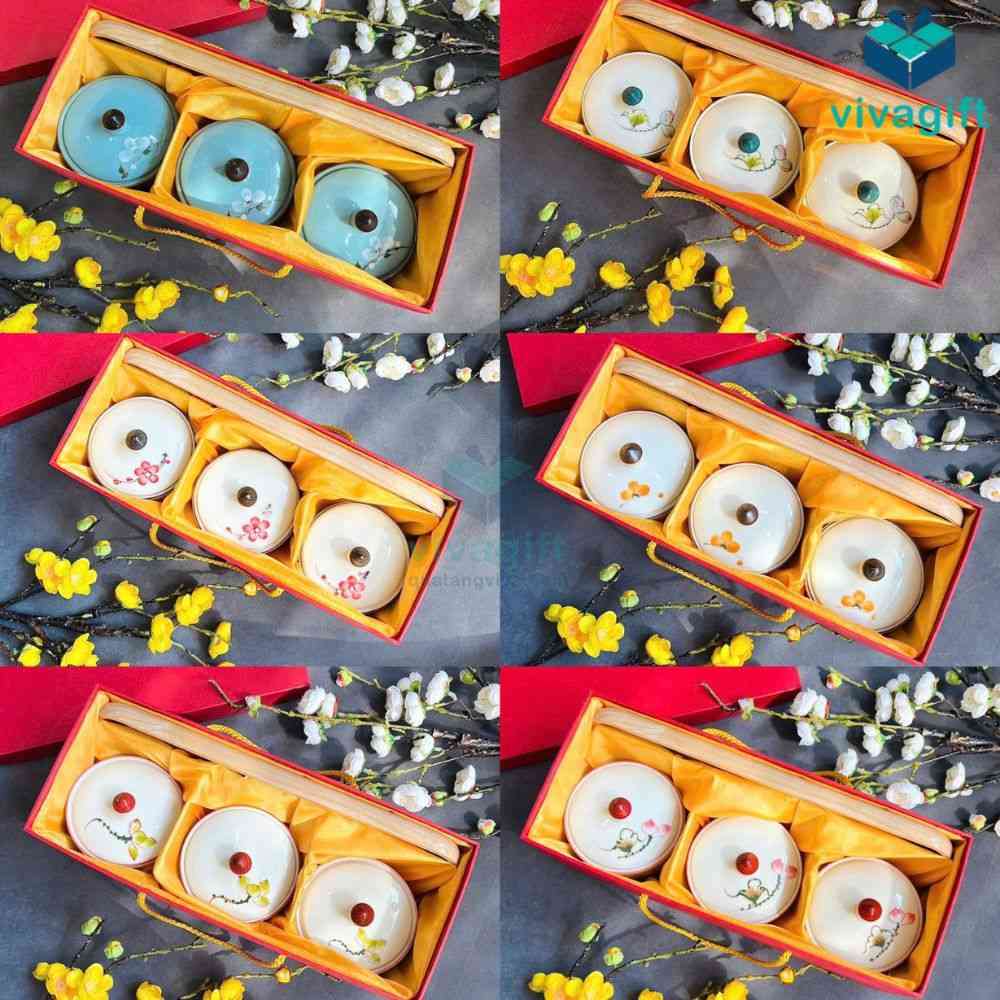 Hũ đựng mứt Tết gốm sứ Bát Tràng KMS-28 7 hu dung mut tet kms 28