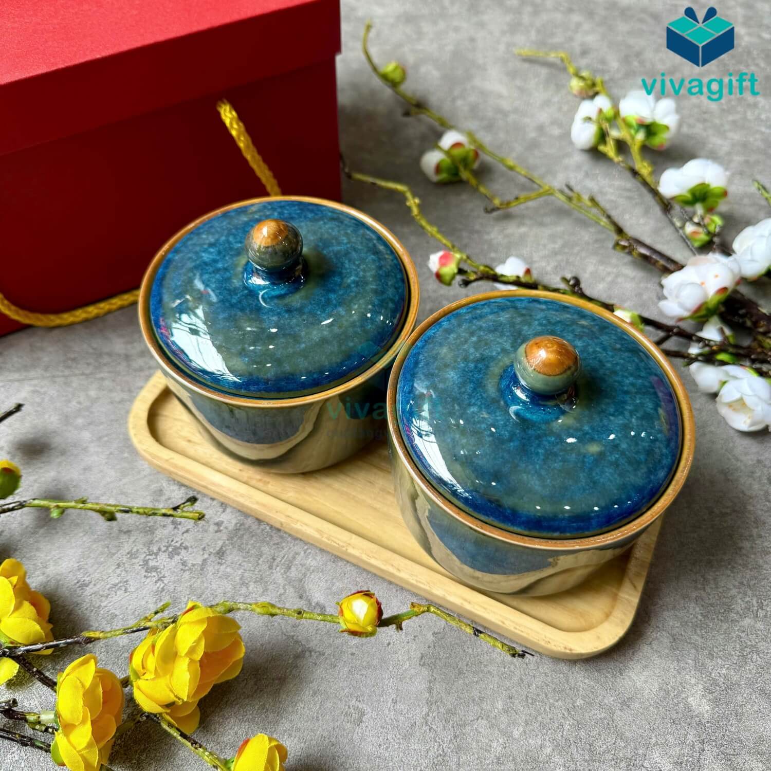 Khay mứt Tết gốm sứ Bát Tràng men hoả biến xanh đại dương KMS-01 10 Khay mứt Tết gốm sứ Bát Tràng men hoả biến xanh đại dương KMS-01 - Quatangviva.com