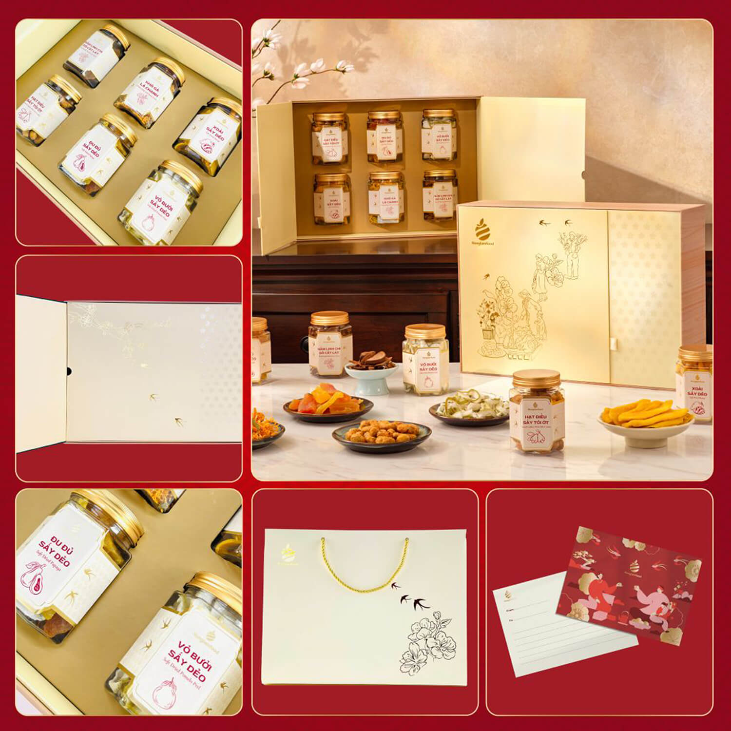 Set quà tặng Tết An Nhiên SQ03 4 Set quà tặng Tết An Nhiên SQ03 - Quatangviva.com