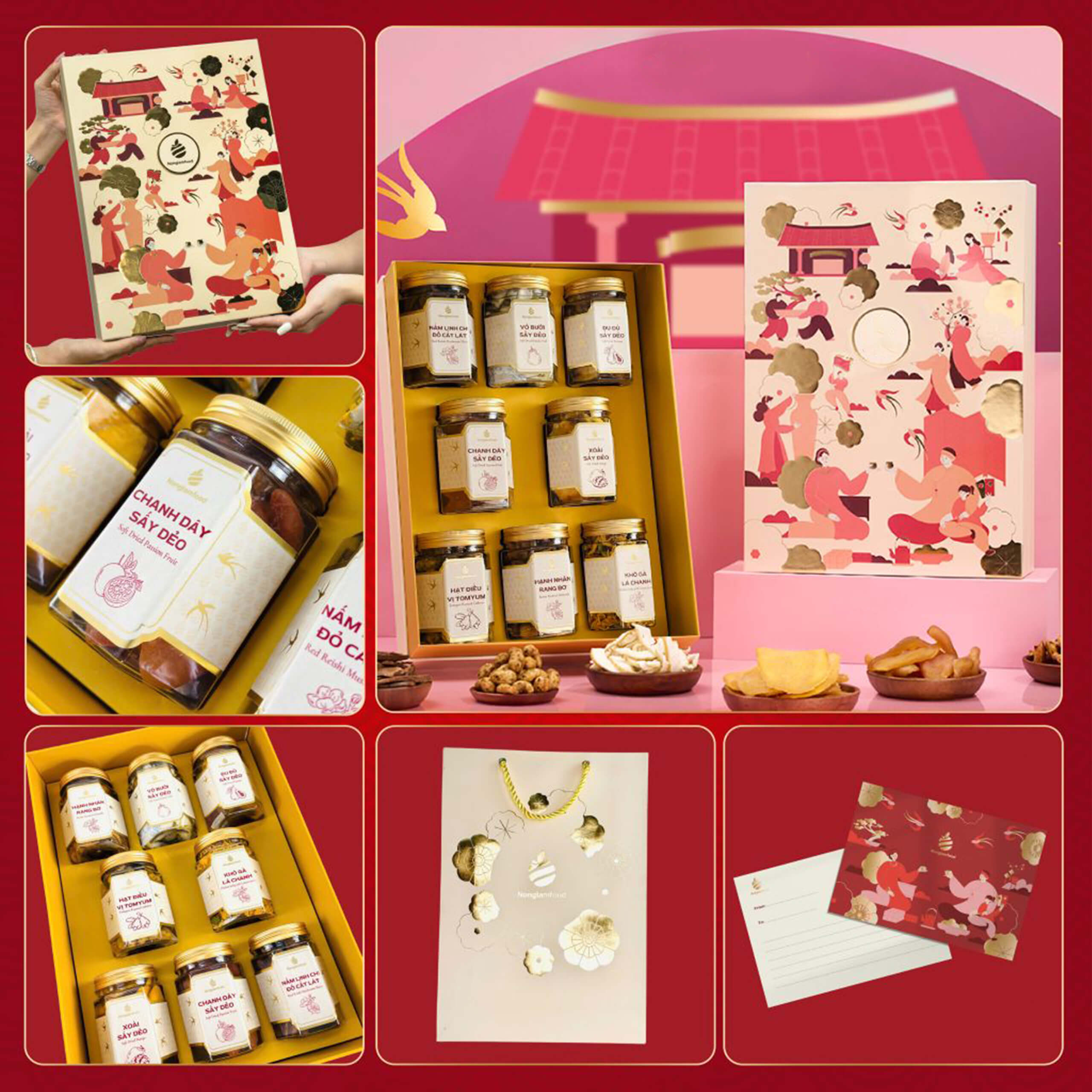 Set quà tặng Tết Hạnh Phúc SQ25 4 Set quà tặng Tết Hạnh Phúc SQ25 - Quatangviva.com