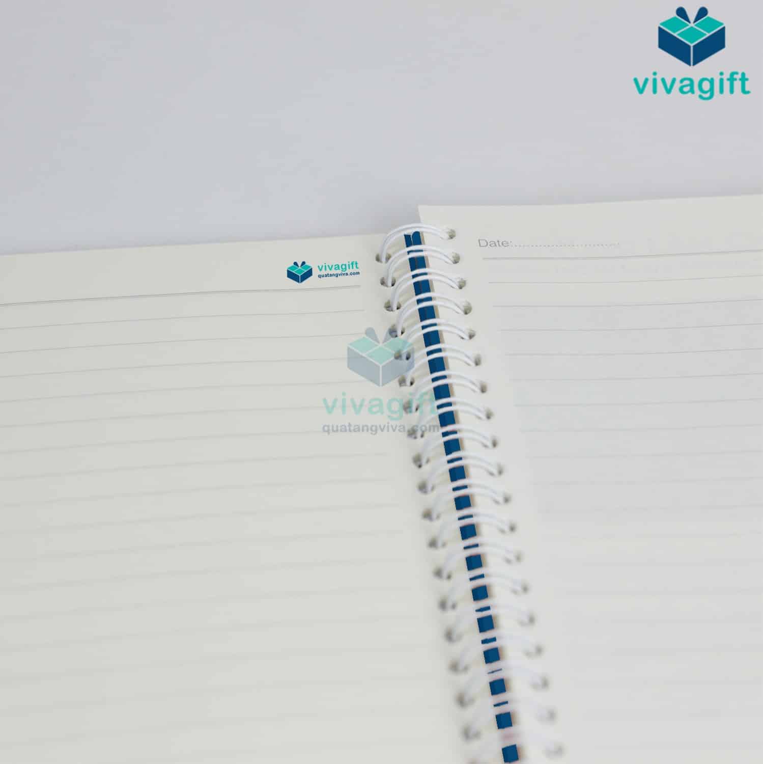 Sổ tay lò xo bìa giấy C bồi carton 8 Sổ tay lò xo bìa giấy C bồi carton - Quatangviva.com