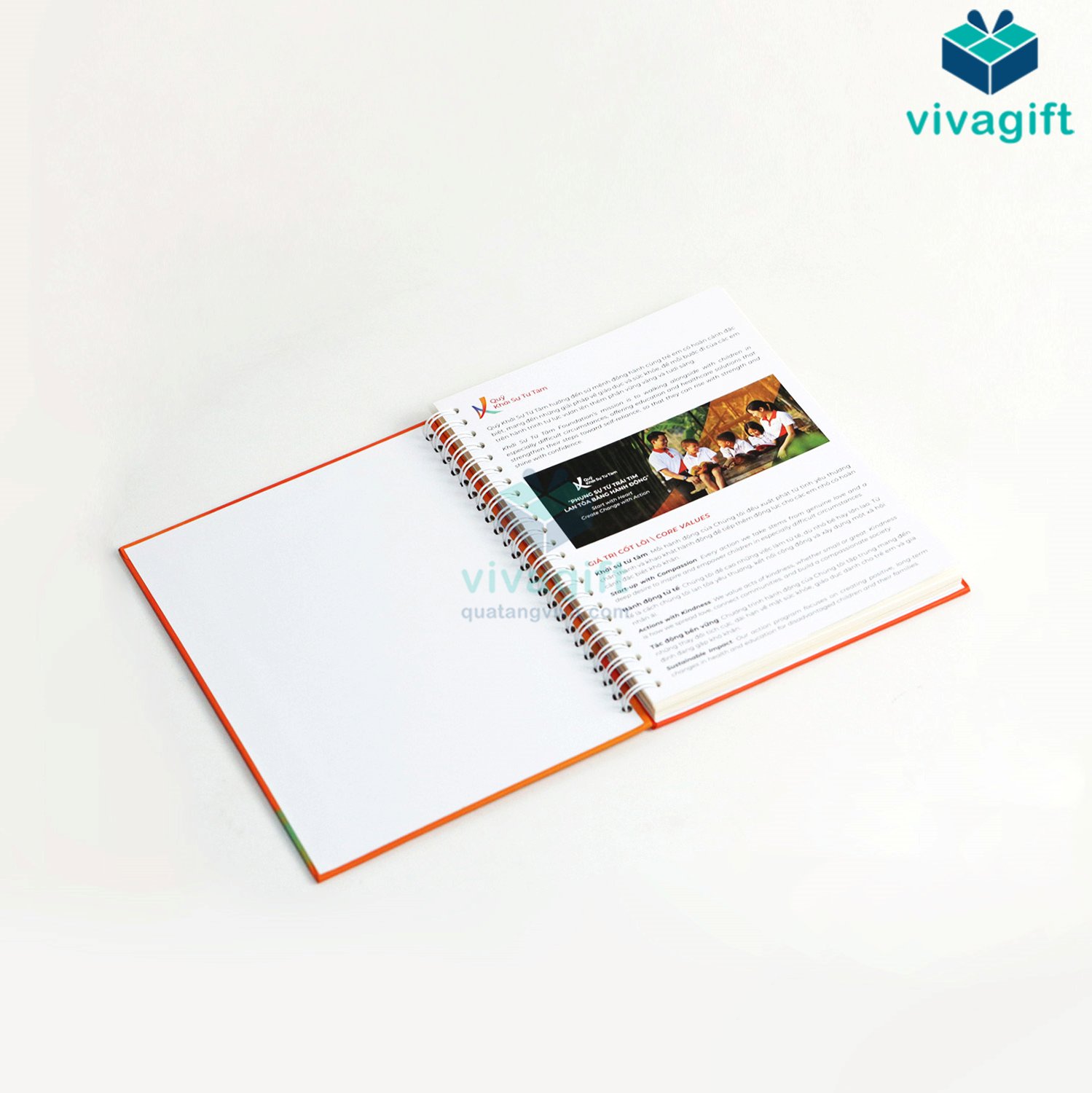 Sổ tay lò xo bìa giấy C bồi carton 9 Sổ tay lò xo bìa giấy C bồi carton - Quatangviva.com