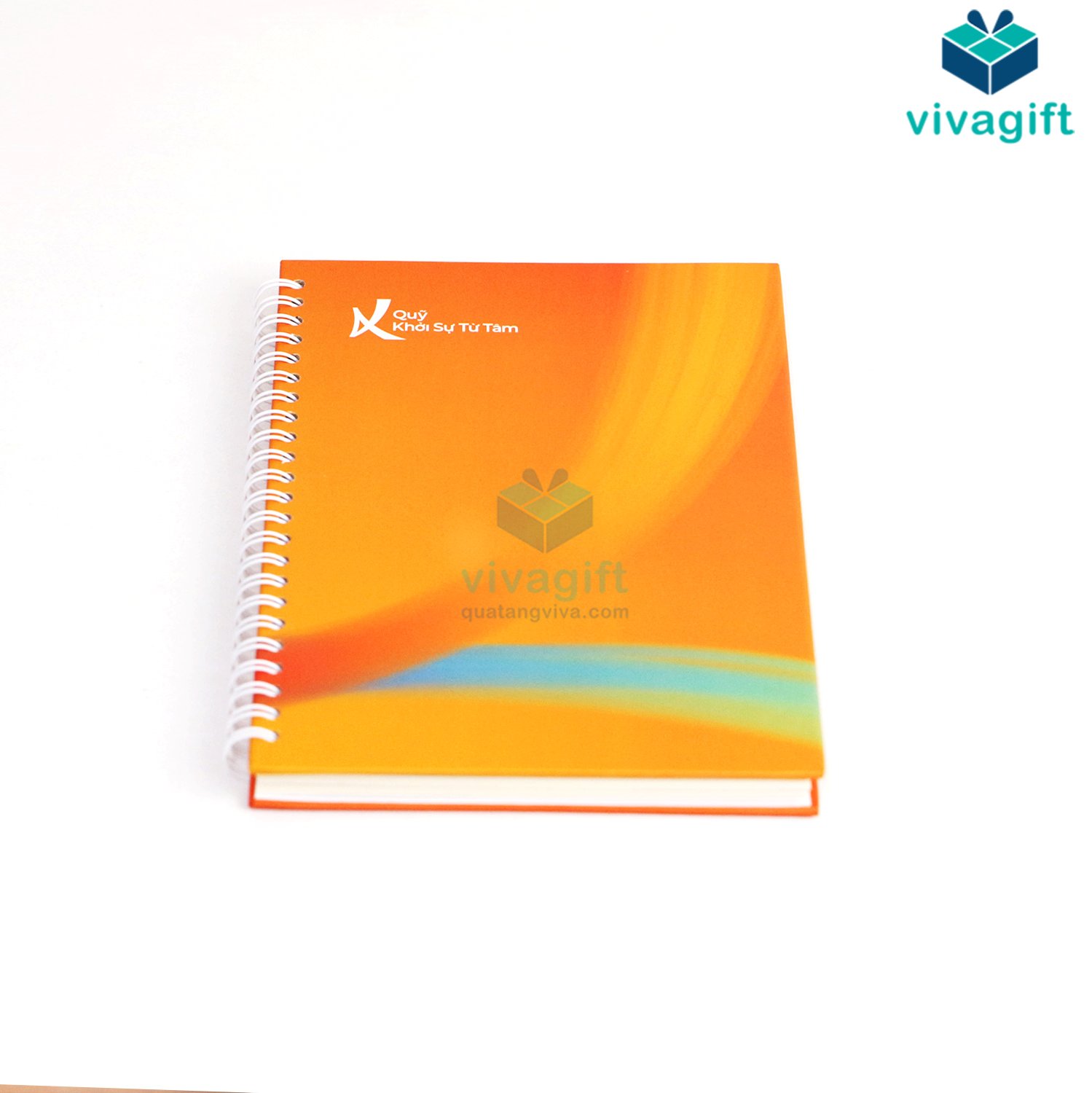 Sổ tay lò xo bìa giấy C bồi carton 6 Sổ tay lò xo bìa giấy C bồi carton - Quatangviva.com