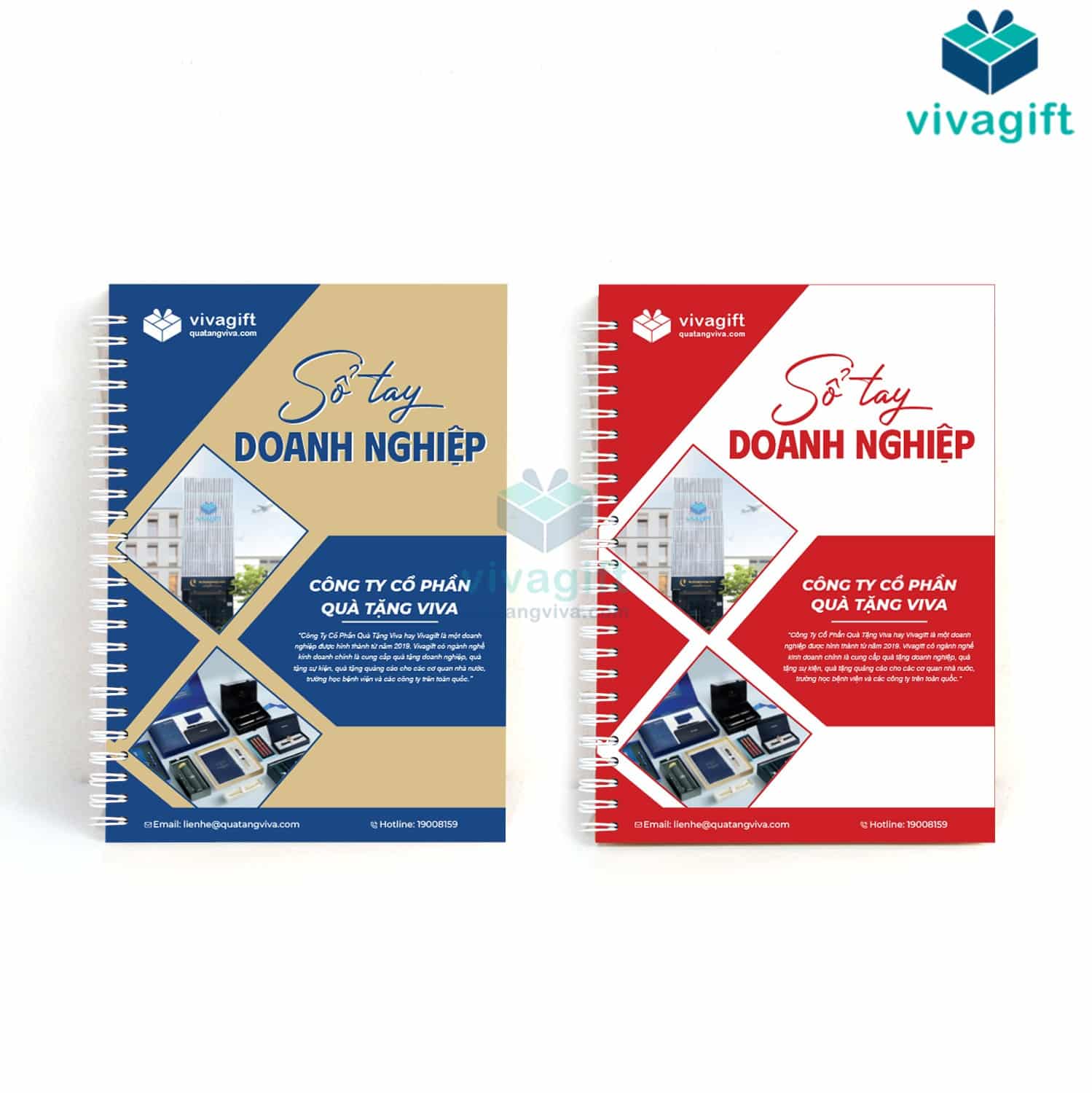 Sổ tay lò xo bìa giấy C bồi carton 11 Sổ tay lò xo bìa giấy C bồi carton - Quatangviva.com