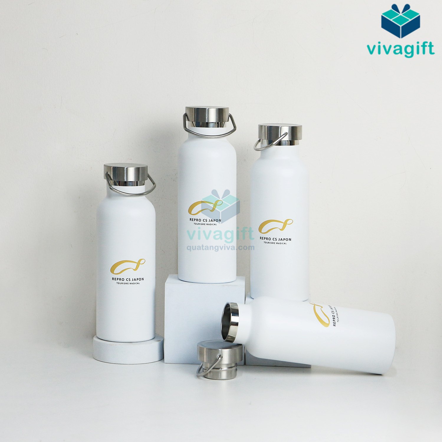 Bình nước giữ nhiệt OEM Q128 phù hợp tặng số lượng lớn với ngân sách phải chăng