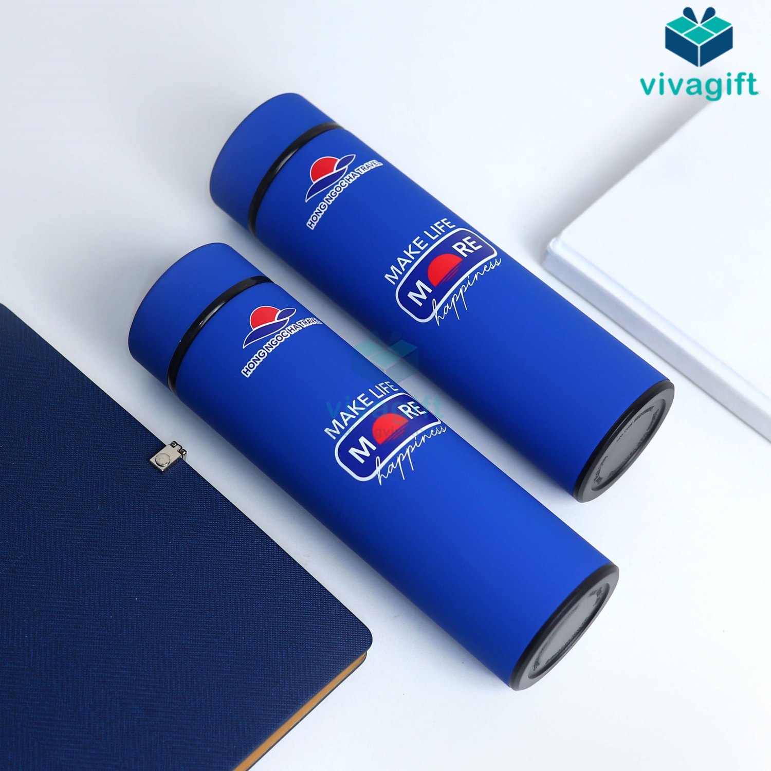 Bình Life cao cấp in ấn logo công ty Hong Ngoc Ha Travel