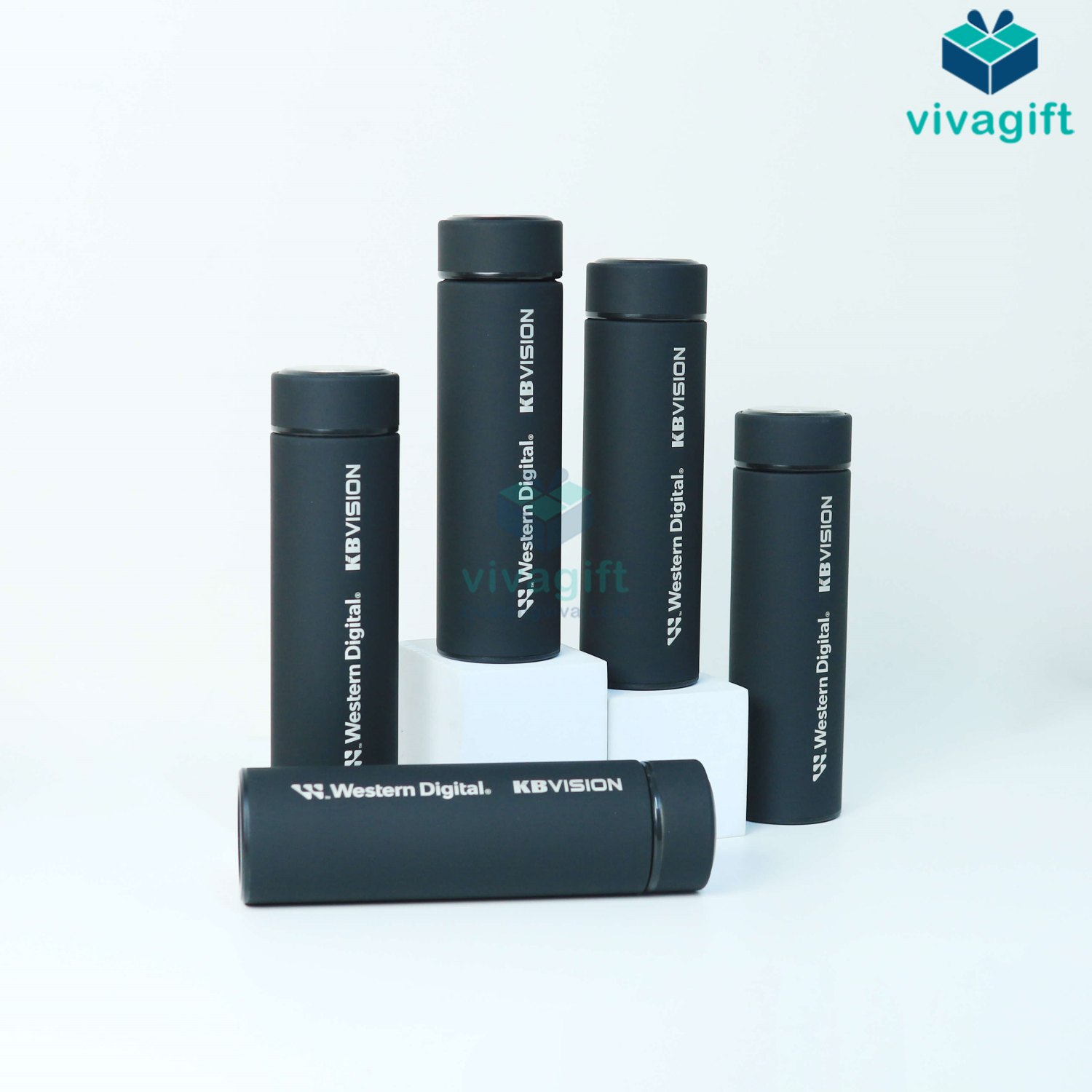 Bình Life cao cấp in ấn logo công ty Hong Ngoc Ha Travel