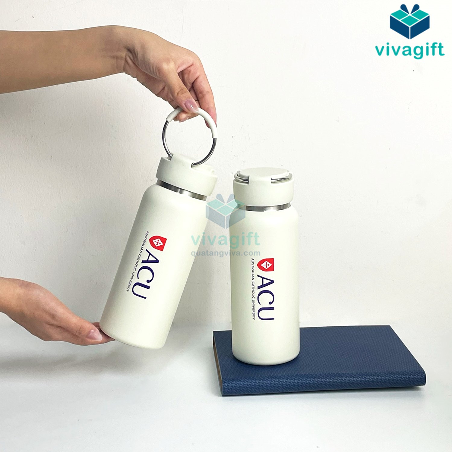 Bình nước giữ nhiệt LocknLock in logo ACU