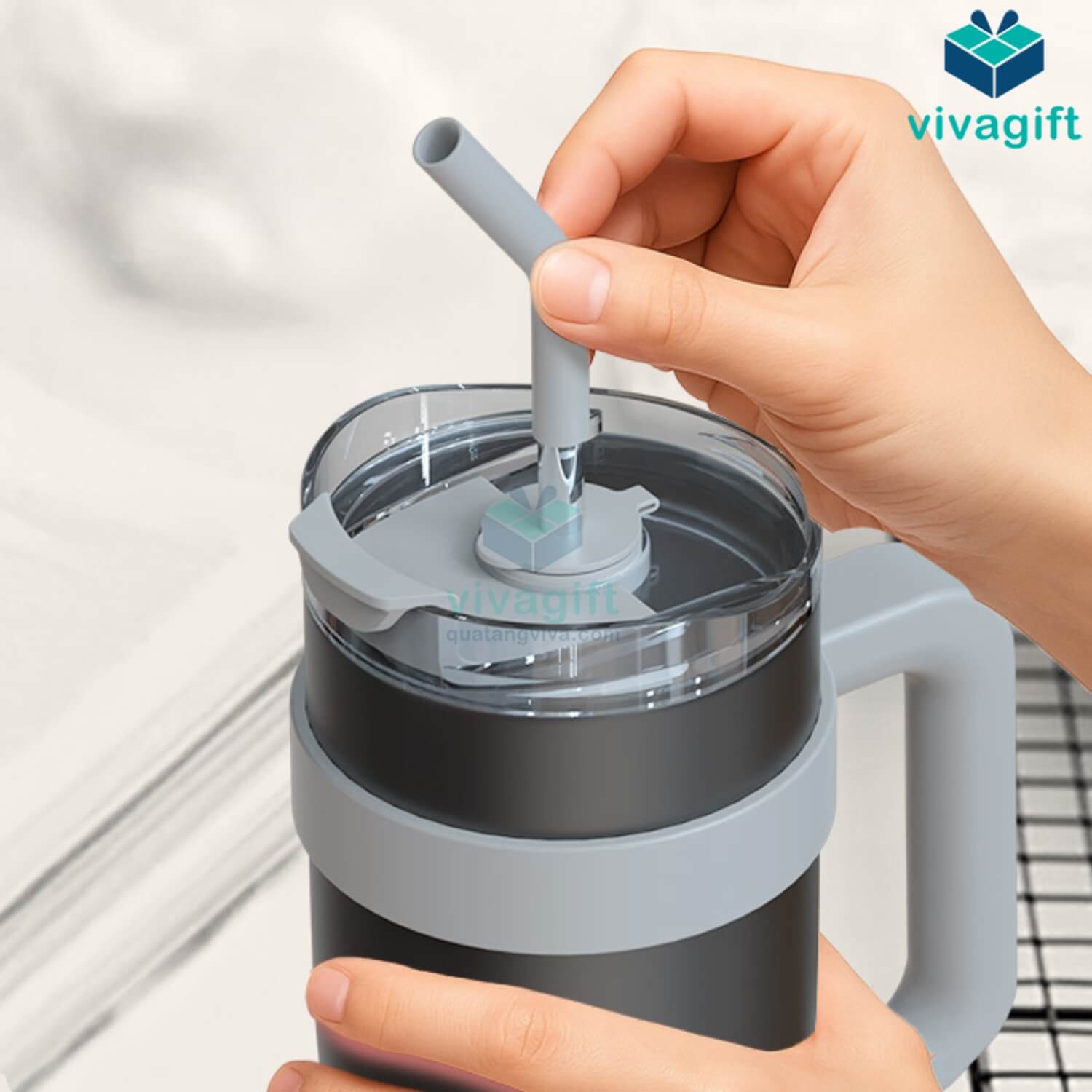 Bình giữ nhiệt Stay Hydrate 1200ml Sunhouse KS-TU1200S 11 binh giu nhiet sunhouse ks tu1200s 02