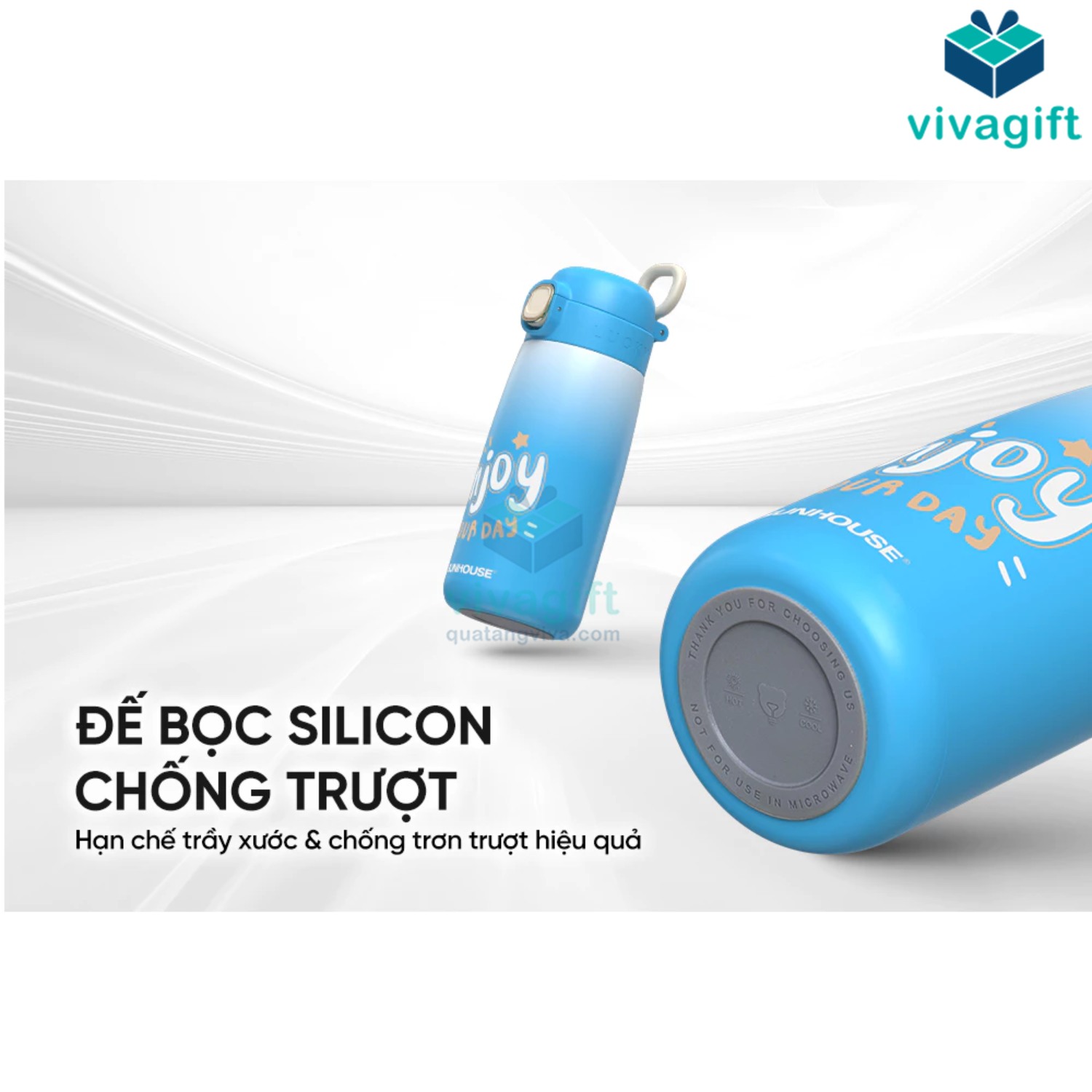 Bình giữ nhiệt trẻ em GripPal 420ml Sunhouse KS-TU420G 24 binh giu nhiet sunhouse ks tu420g 11