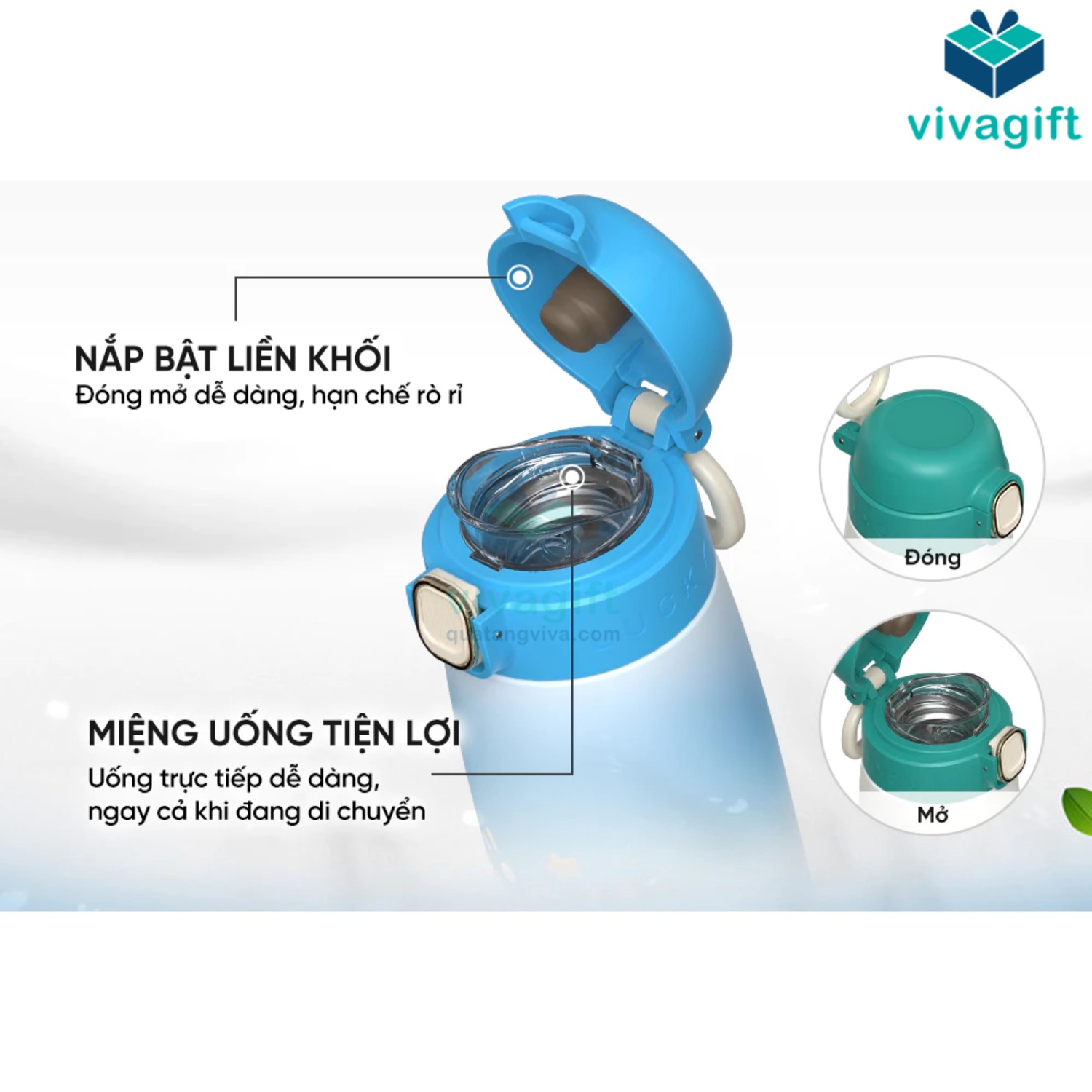 Bình giữ nhiệt trẻ em GripPal 420ml Sunhouse KS-TU420G 22 binh giu nhiet sunhouse ks tu420g 13