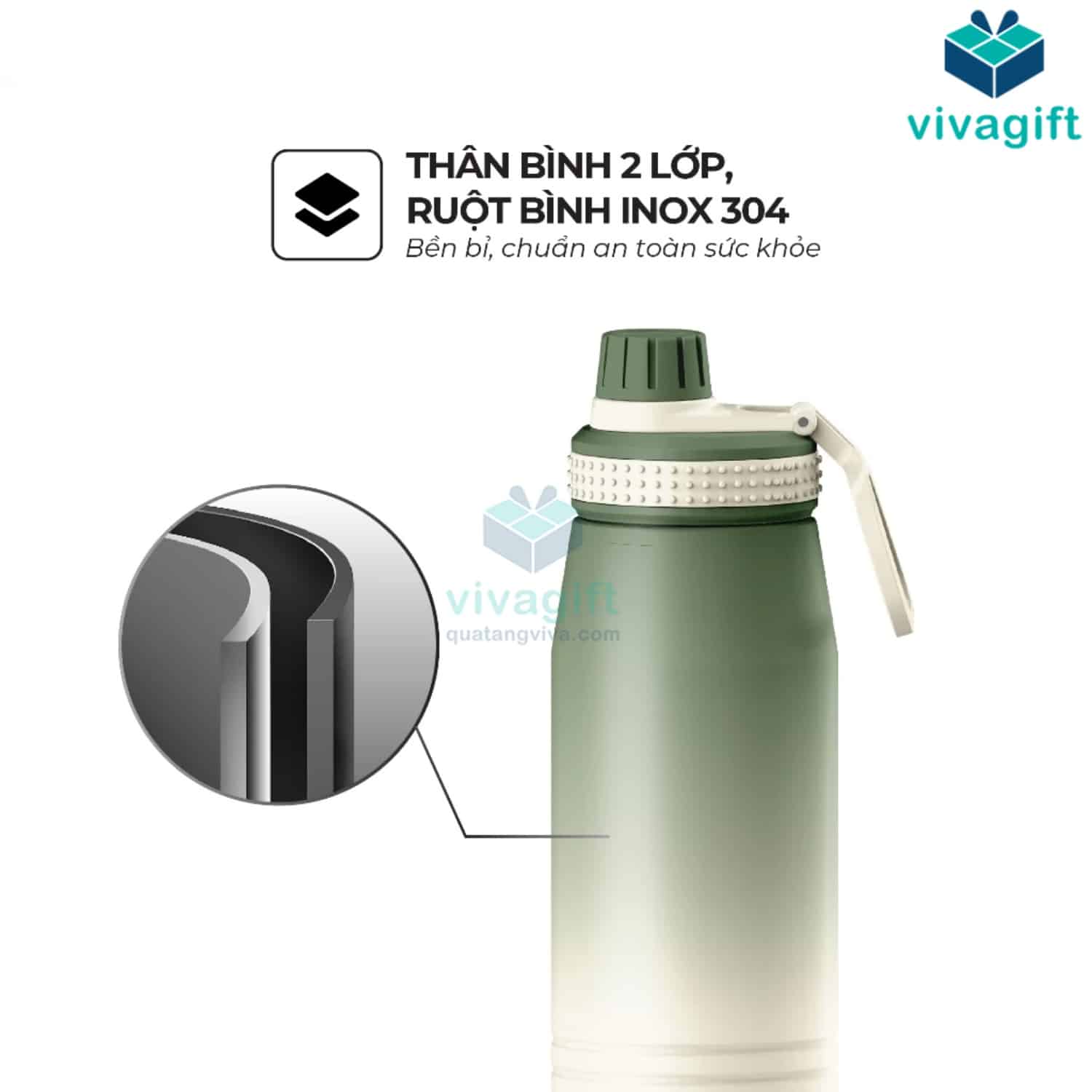 Bình giữ nhiệt Ignite 900ml Sunhouse KS-TU900I 9 binh giu nhiet sunhouse ks tu900i