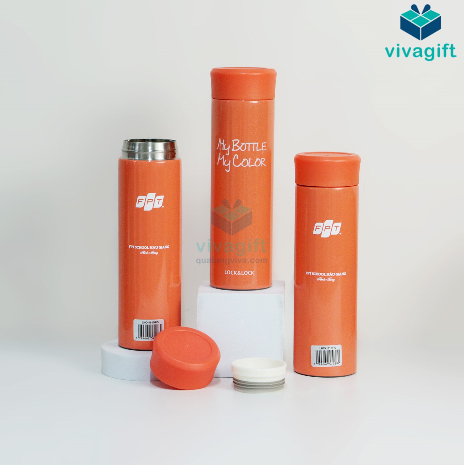 Bình nước giữ nhiệt Lock&Lock in logo FPT