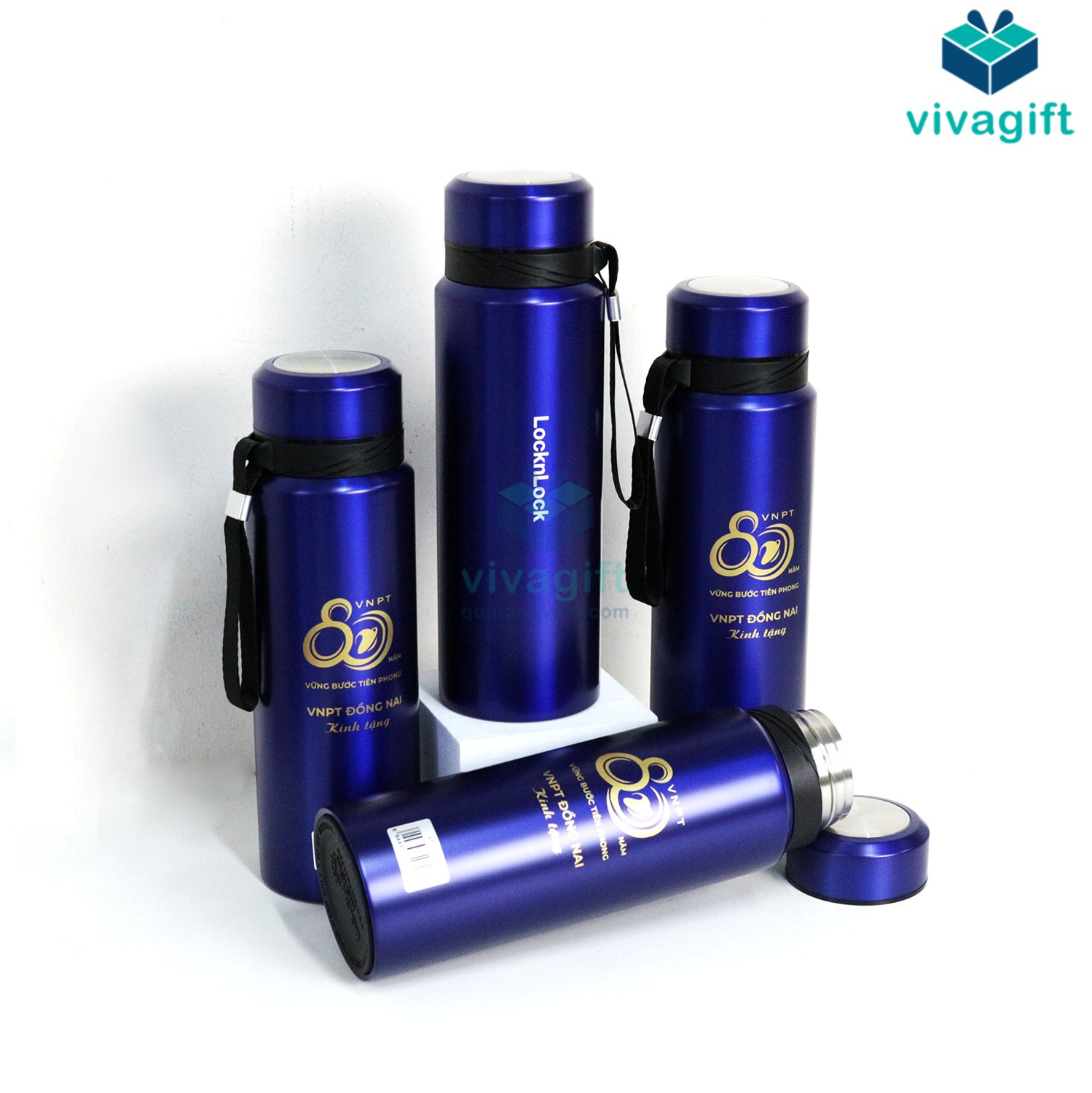 Bình nước giữ nhiệt LocknLock in logo thương hiệu