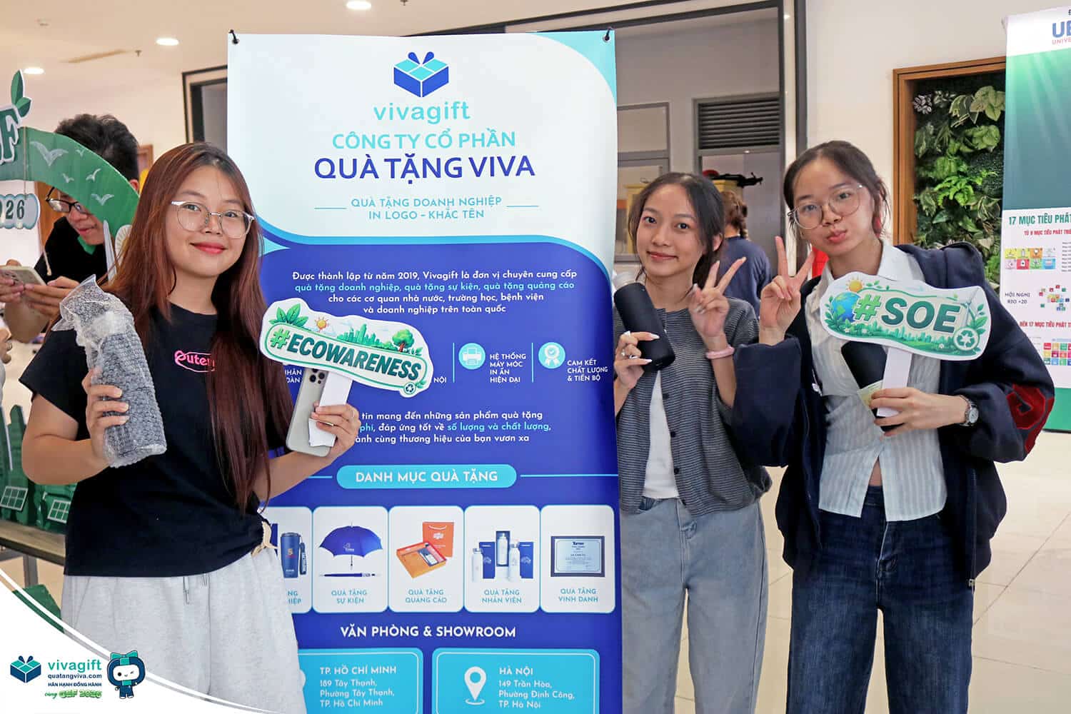 Vivagift tự hào đồng hành cùng Đoàn - Hội Khoa Kinh tế UEH trong cuộc thi Khởi Nghiệp Xanh GEF 2026 Vivagift tự hào đồng hành cùng Đoàn - Hội Khoa Kinh tế UEH trong cuộc thi Khởi Nghiệp Xanh GEF 2026