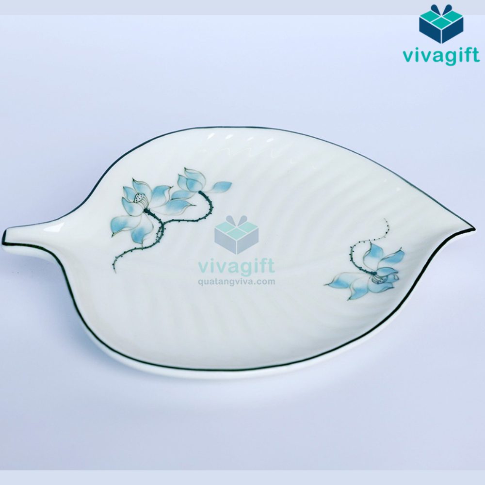 Bộ Bát Đĩa Bát Tràng Men Kem Sen Xanh Lơ BAB-108 9 bo bat dia bat trang men kem sen xanh lo bda 108 02