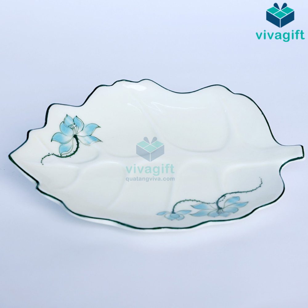 Bộ Bát Đĩa Bát Tràng Men Kem Sen Xanh Lơ BAB-108 12 bo bat dia bat trang men kem sen xanh lo bda 108 03