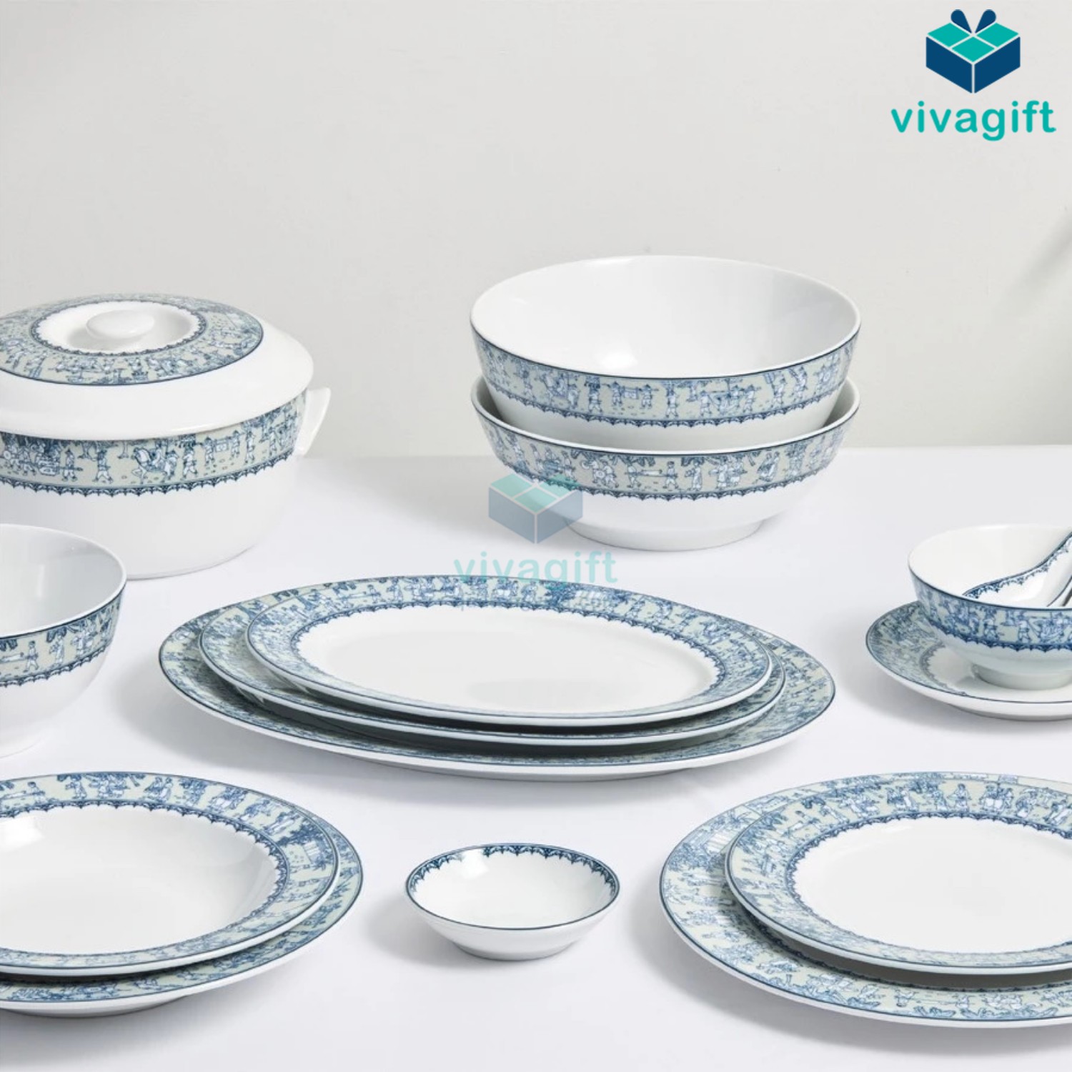 Bộ bát dĩa sứ Minh Long 09 sản phẩm - Jasmine - Vinh Quy Nhạt A001_09197 5 Bộ bát dĩa sứ Minh Long 09 sản phẩm - Jasmine - Vinh Quy Nhạt A001_09197 - Quatangviva.com