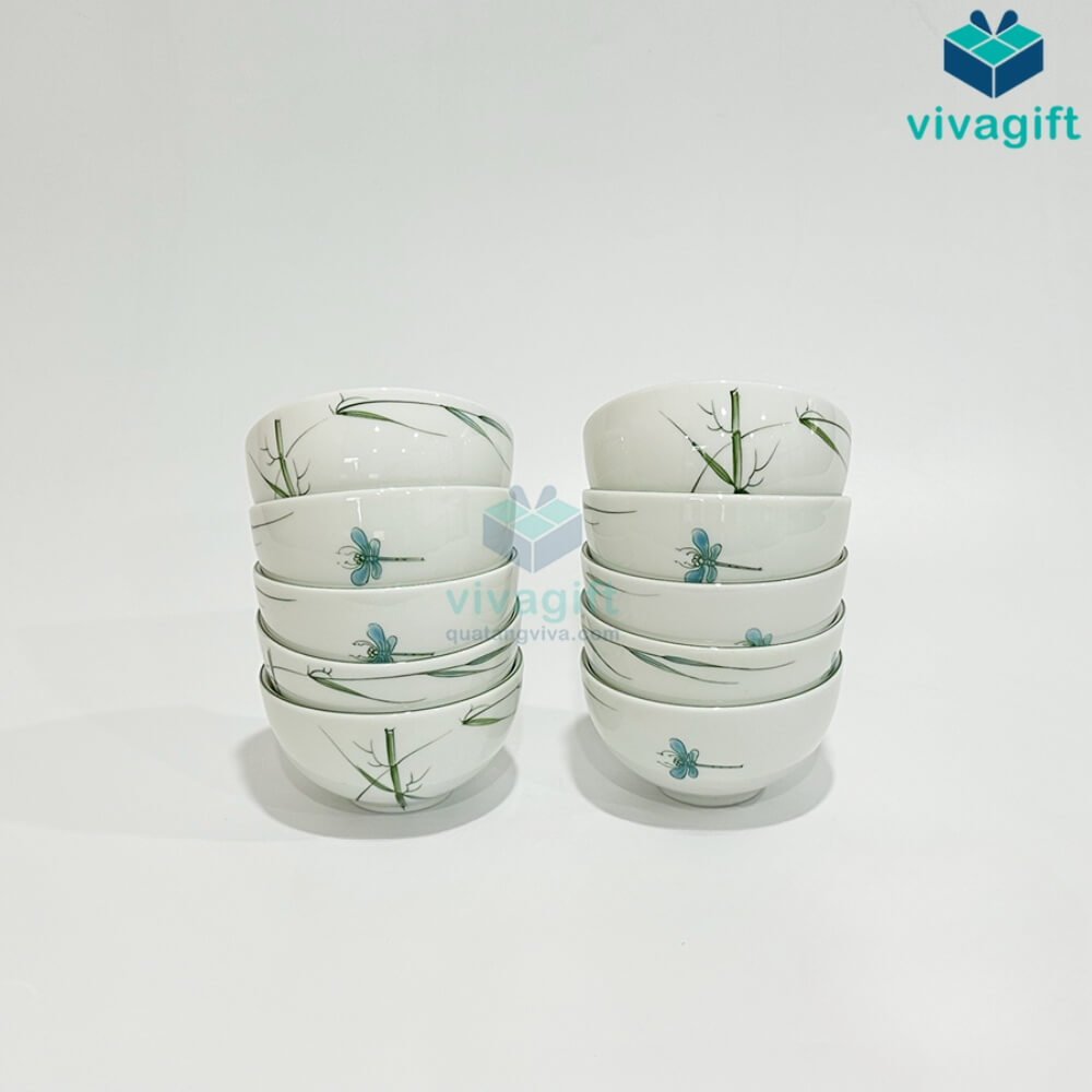 Bộ Đồ Ăn Chuồn Chuồn Bát Tràng BAB-103 8 bo do an chuon chuon bat trang bab 103 02