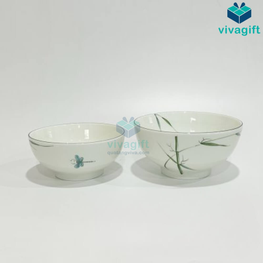 Bộ Đồ Ăn Chuồn Chuồn Bát Tràng BAB-103 11 bo do an chuon chuon bat trang bab 103 03