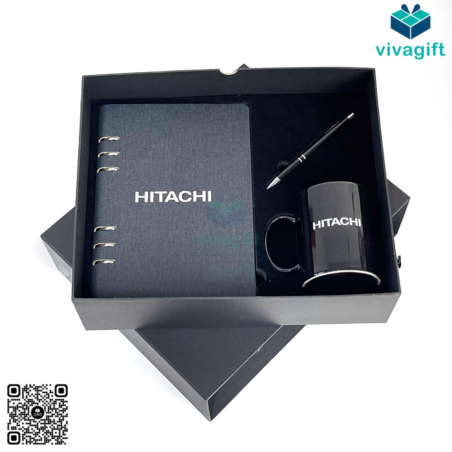 Set quà tặng ly sứ, sổ tay và bút ký GS226 - Quatangviva.com Set quà tặng ly sứ, sổ tay và bút ký GS226 - Quatangviva.com