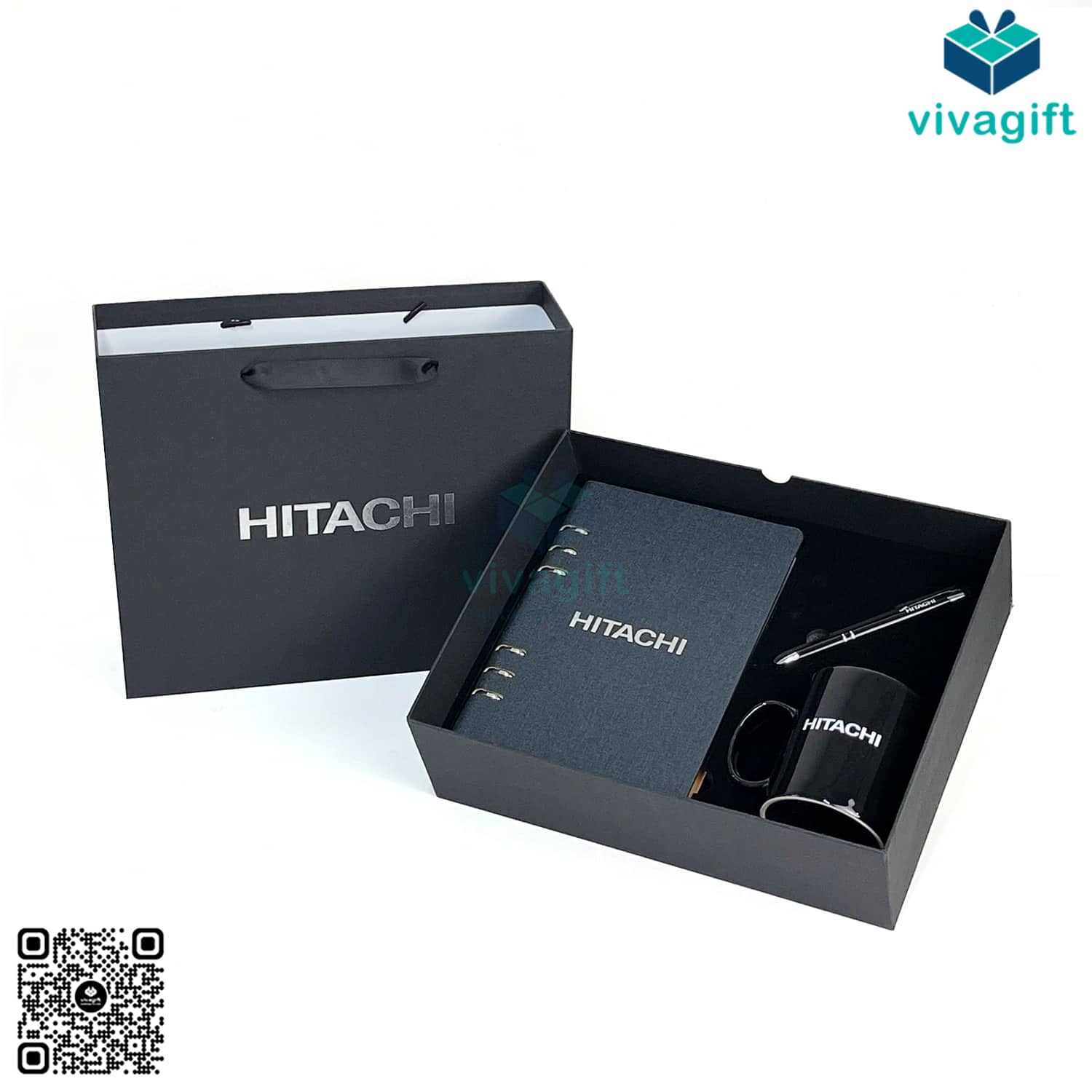 Set quà tặng ly sứ, sổ tay và bút ký GS226 - Quatangviva.com Set quà tặng ly sứ, sổ tay và bút ký GS226 - Quatangviva.com