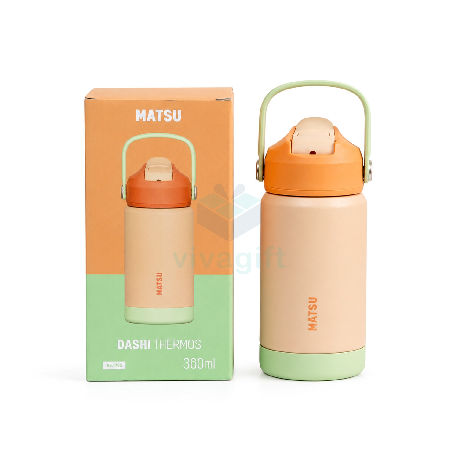 Bình giữ nhiệt trẻ em DASHI Matsu 360ml - Quatangviva.com Bình giữ nhiệt trẻ em DASHI Matsu 360ml - Quatangviva.com