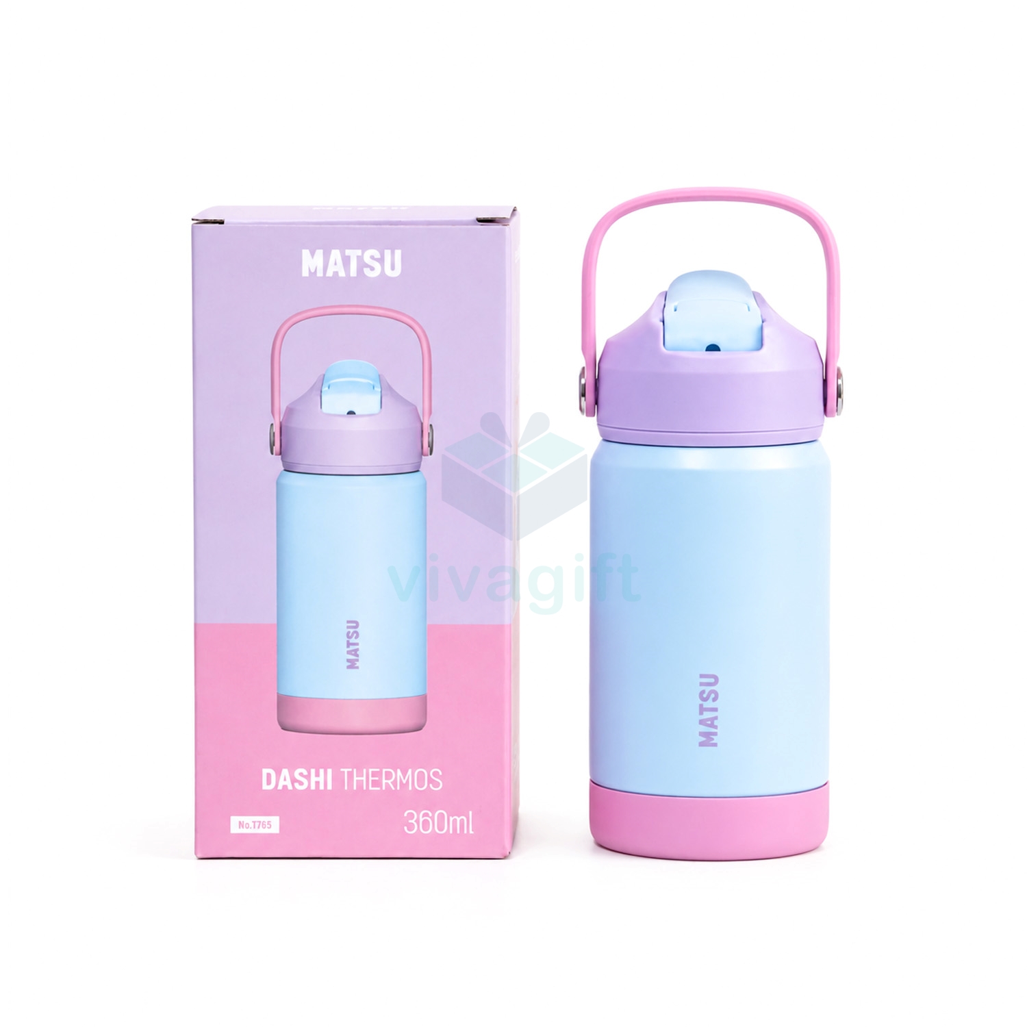 Bình giữ nhiệt trẻ em DASHI Matsu 360ml - Quatangviva.com Bình giữ nhiệt trẻ em DASHI Matsu 360ml - Quatangviva.com