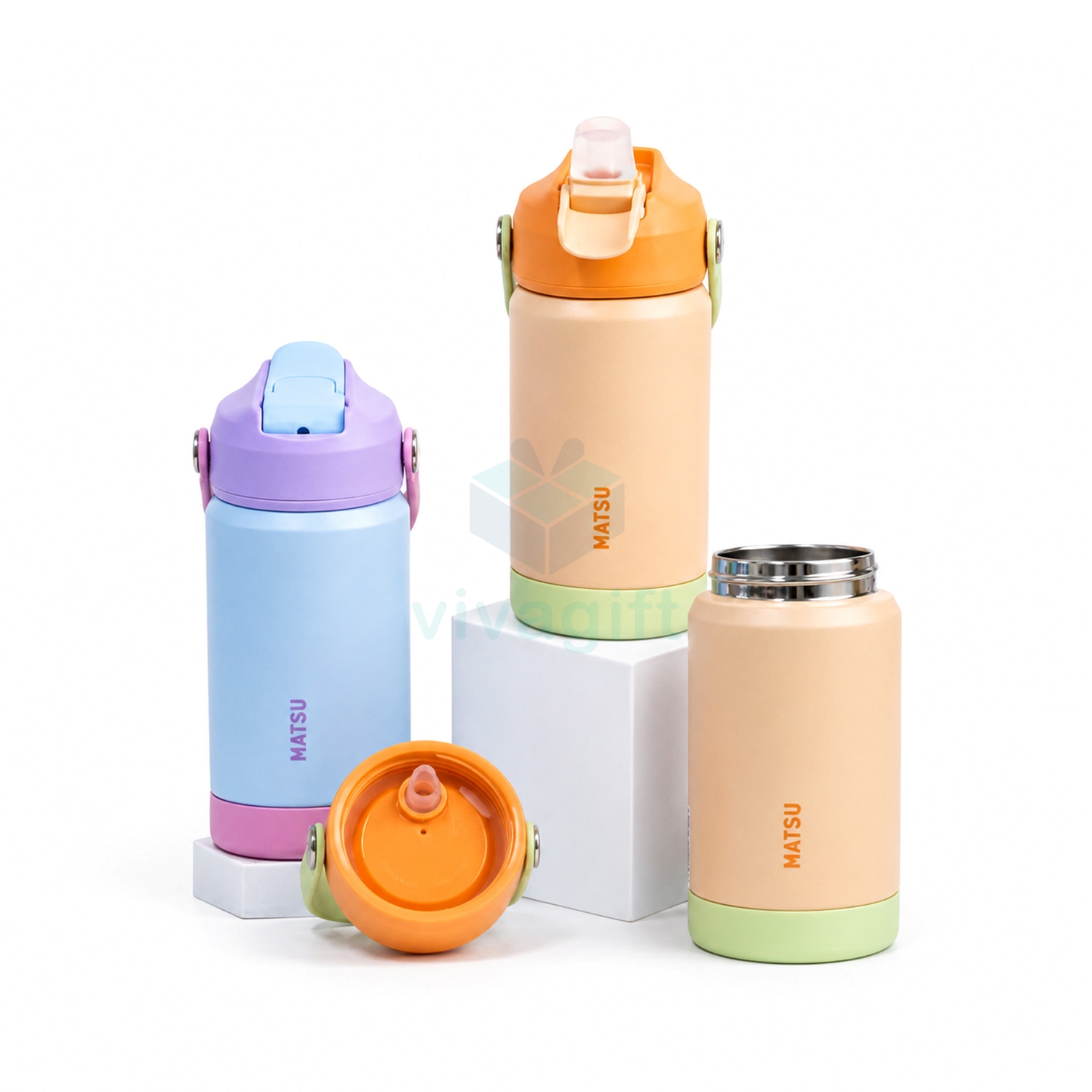 Bình giữ nhiệt trẻ em DASHI Matsu 360ml - Quatangviva.com Bình giữ nhiệt trẻ em DASHI Matsu 360ml - Quatangviva.com
