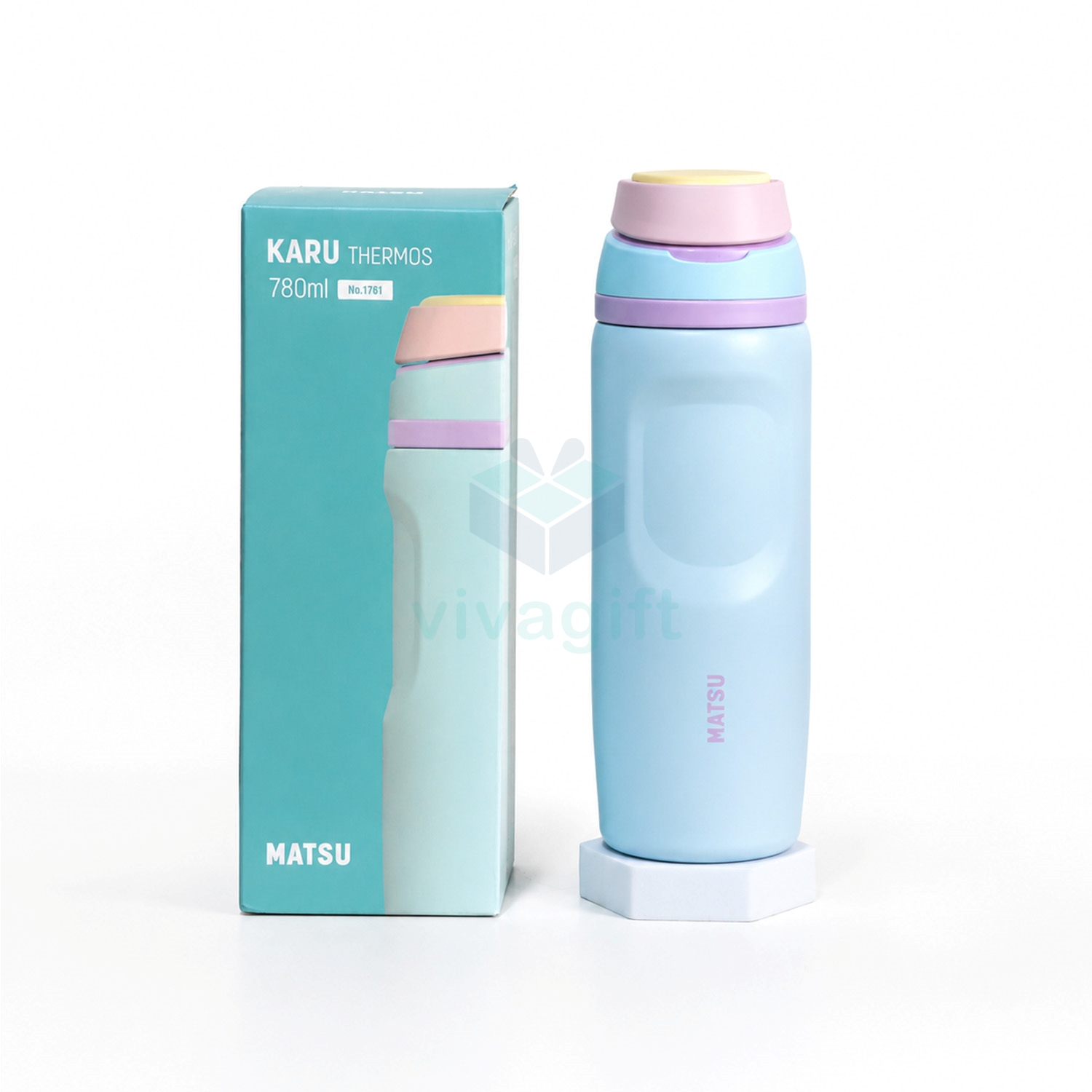 Bình giữ nhiệt KARU Matsu 780ml 7 Bình giữ nhiệt KARU Matsu 780ml - Quatangviva.com