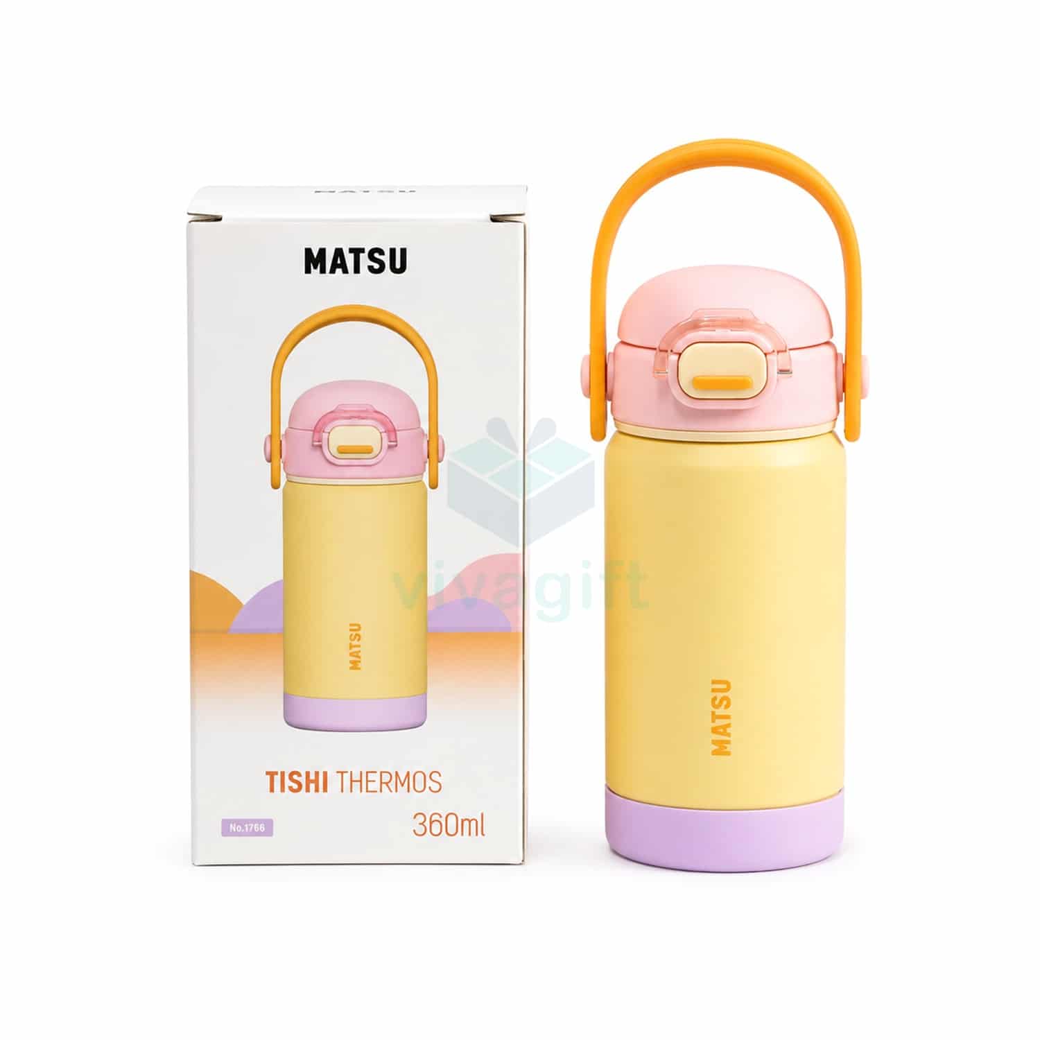 Bình giữ nhiệt TISHI Matsu 360ml - Quatangviva.com Bình giữ nhiệt TISHI Matsu 360ml - Quatangviva.com