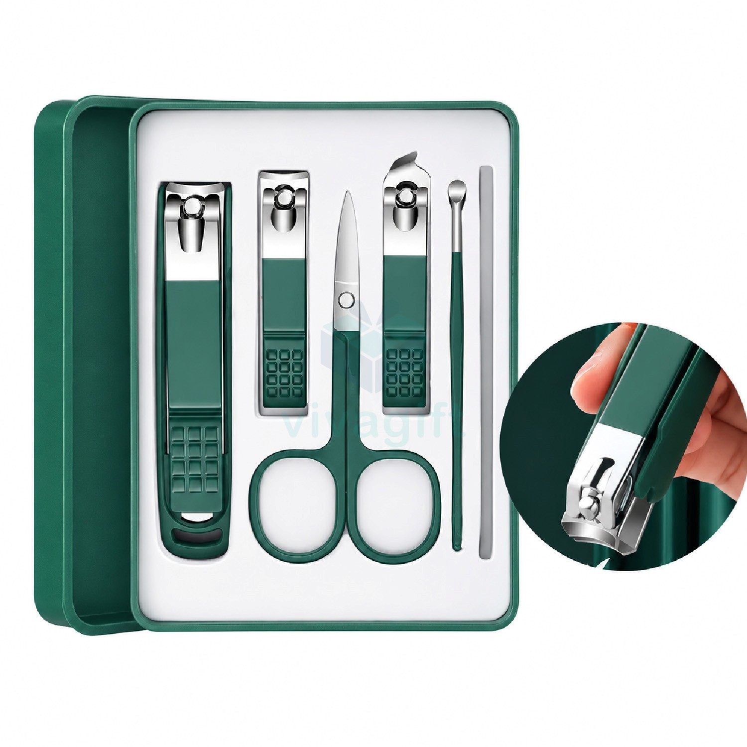 Bộ bấm móng tay 6 món GSBM-05 6 Bộ bấm móng tay 6 món GSBM-05 - Quatangviva.com