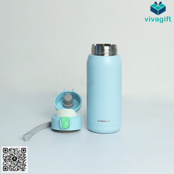 Bình Giữ Nhiệt Lock&Lock Có Dây Treo 370ml LHC3233 Chubby Tumbler - Hình ảnh 3