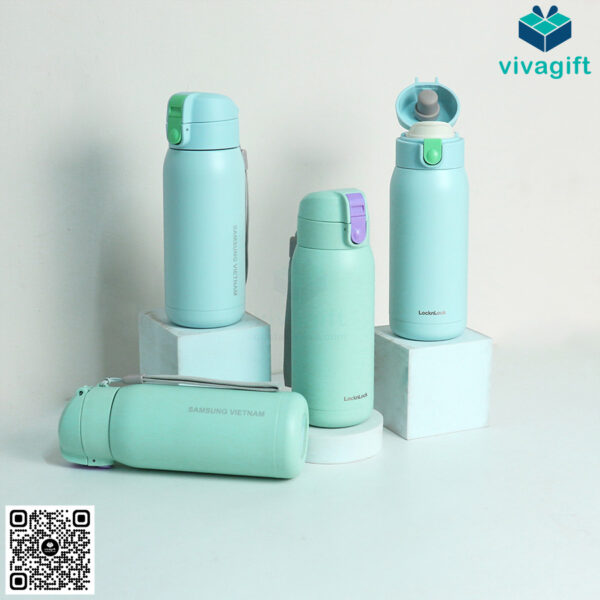 Bình Giữ Nhiệt Lock&Lock Có Dây Treo 370ml LHC3233 Chubby Tumbler - Hình ảnh 9