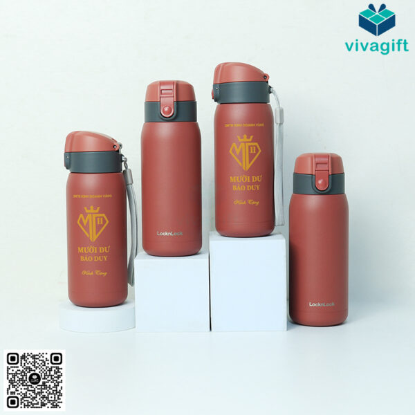 Bình Giữ Nhiệt Lock&Lock Có Dây Treo 370ml LHC3233 Chubby Tumbler - Hình ảnh 14