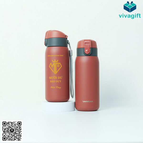 Bình Giữ Nhiệt Lock&Lock Có Dây Treo 370ml LHC3233 Chubby Tumbler - Hình ảnh 15